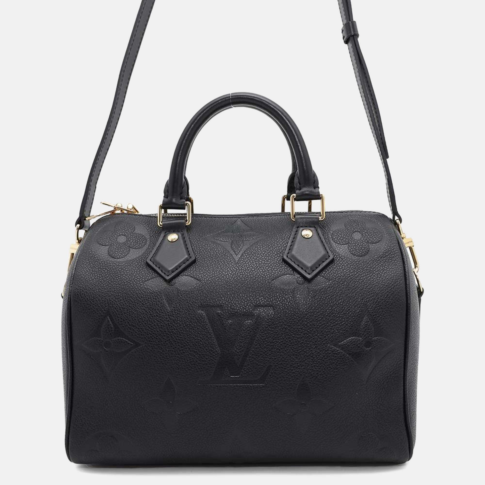 

Louis Vuitton Handbag Monogram Empreinte Speedy Bandouliere 25 Black