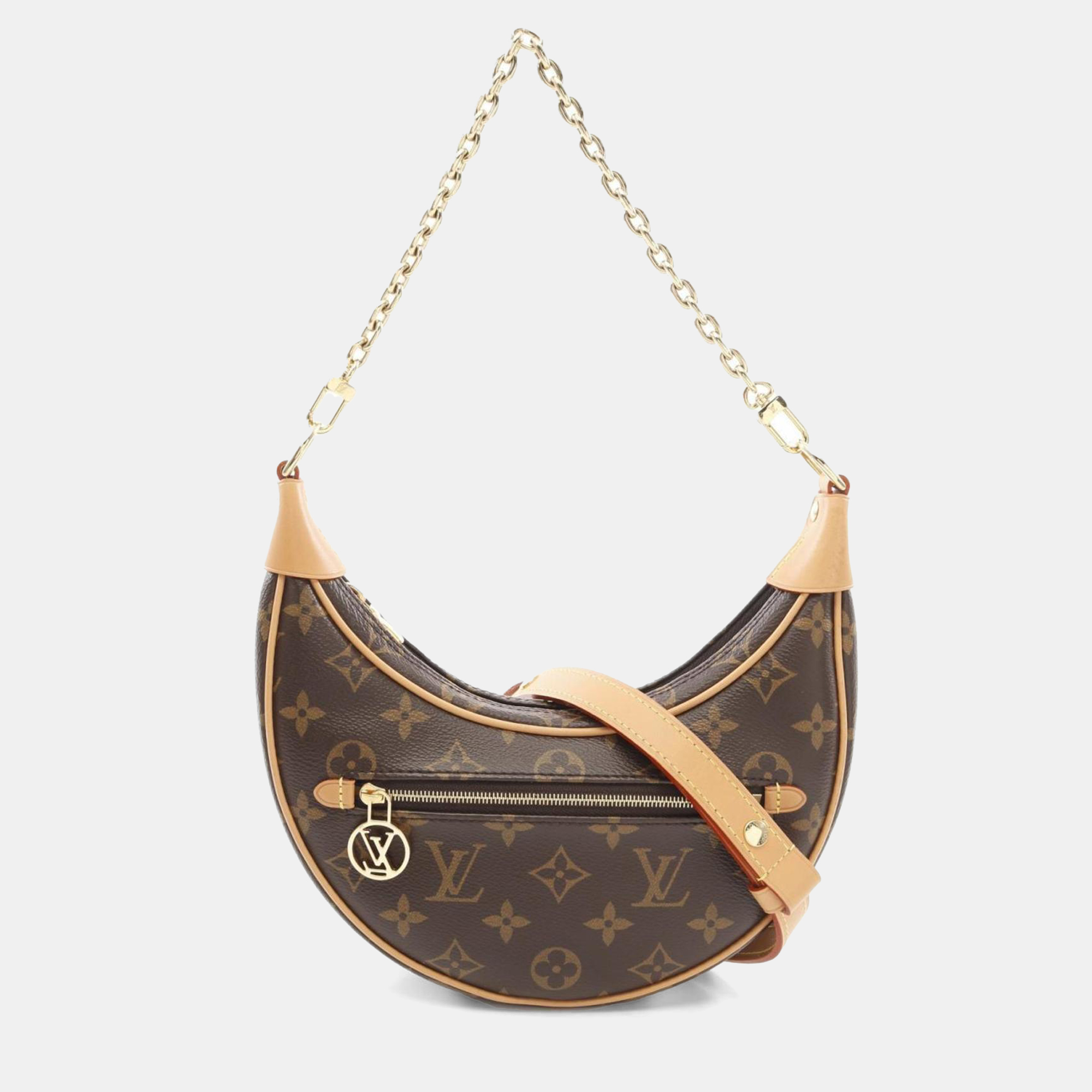

Louis Vuitton Loop Shoulder Bag Coated Canvas Leather Monogram Brown