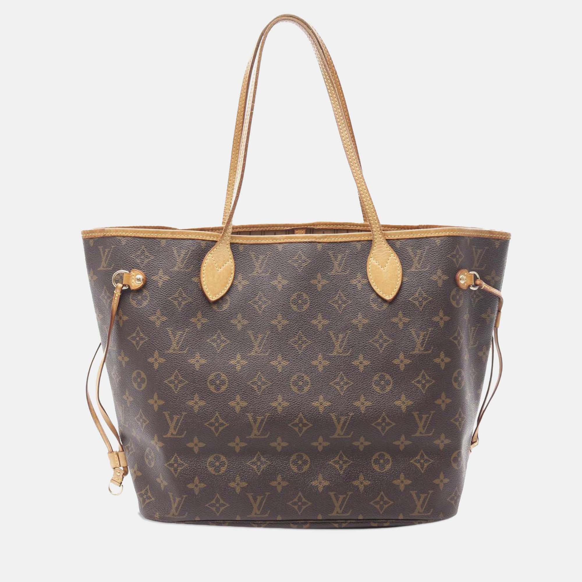 

Louis Vuitton Brown Monogram Neverfull MM