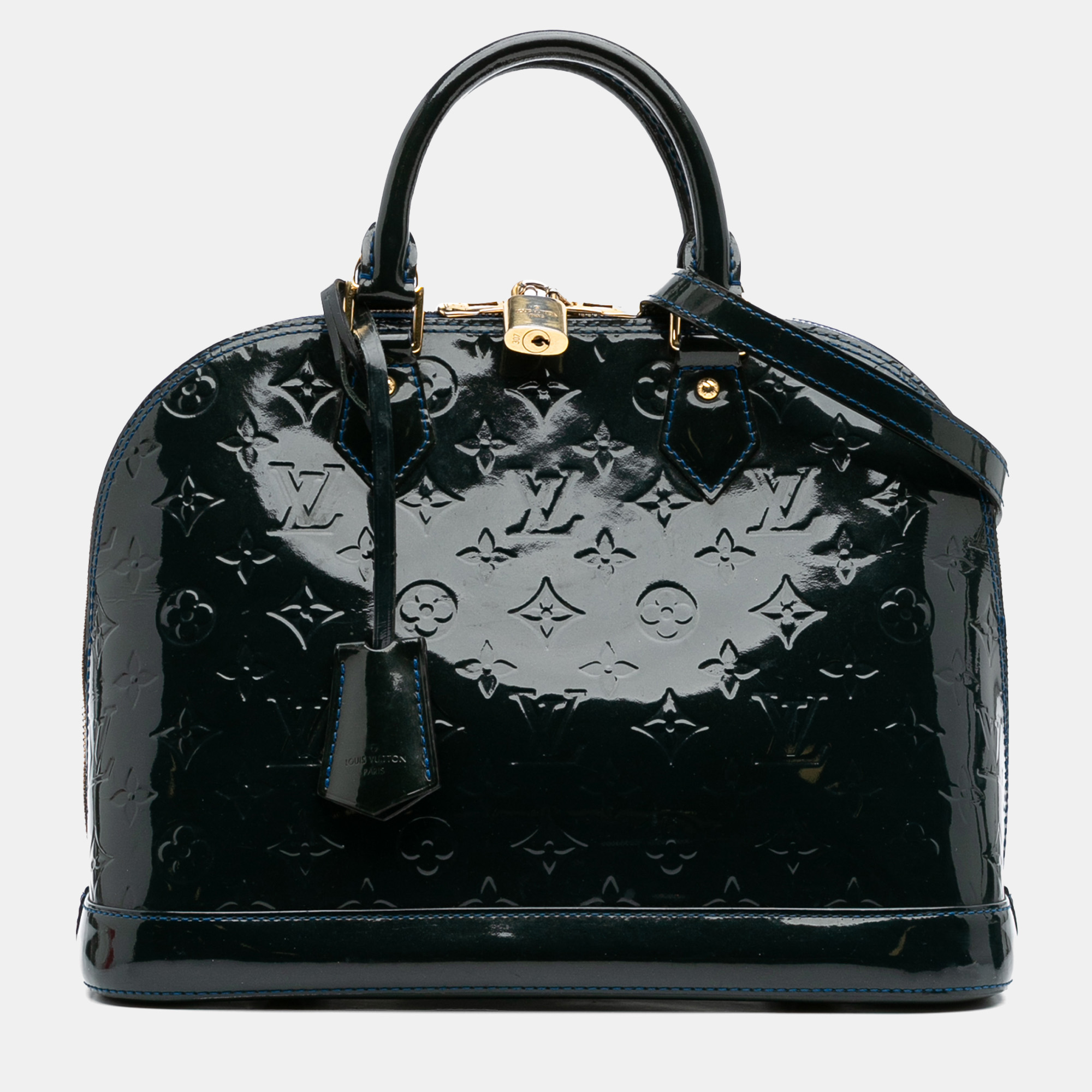 

Louis Vuitton Monogram Vernis Alma PM, Black