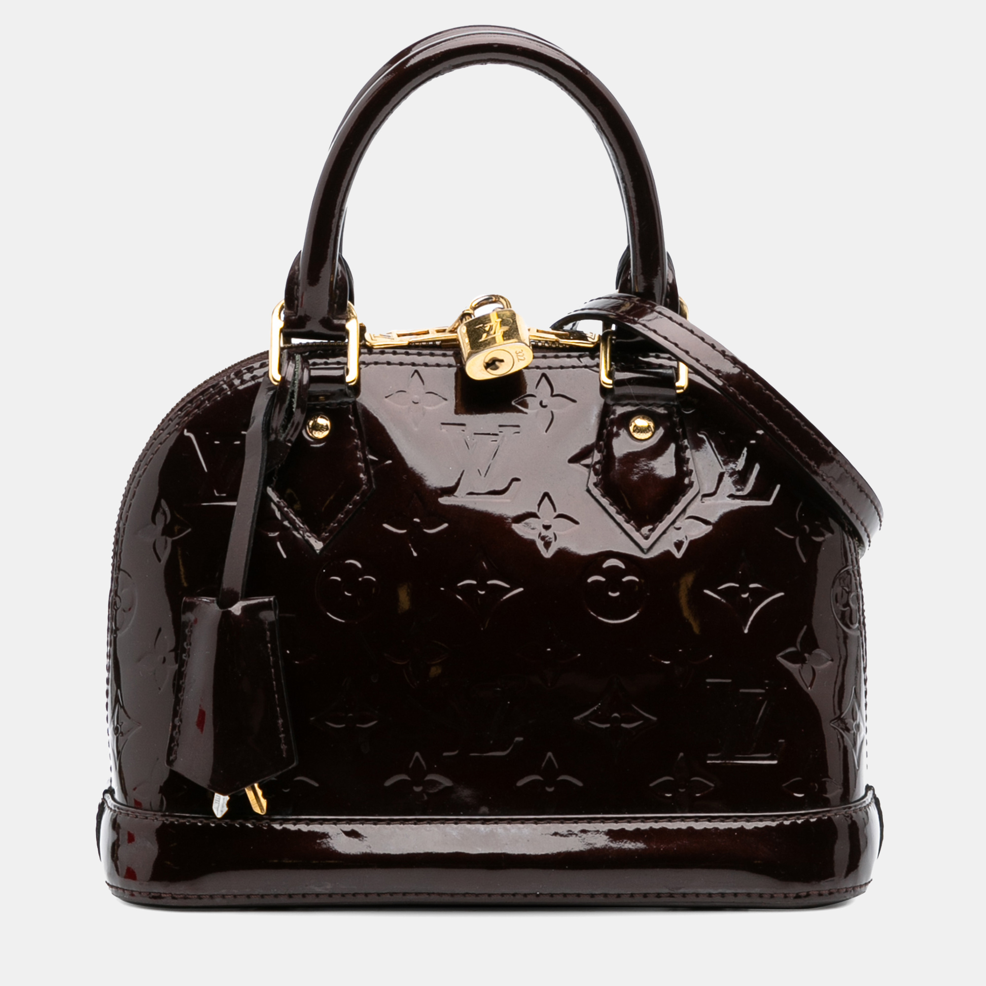 

Louis Vuitton Monogram Vernis Alma BB, Black