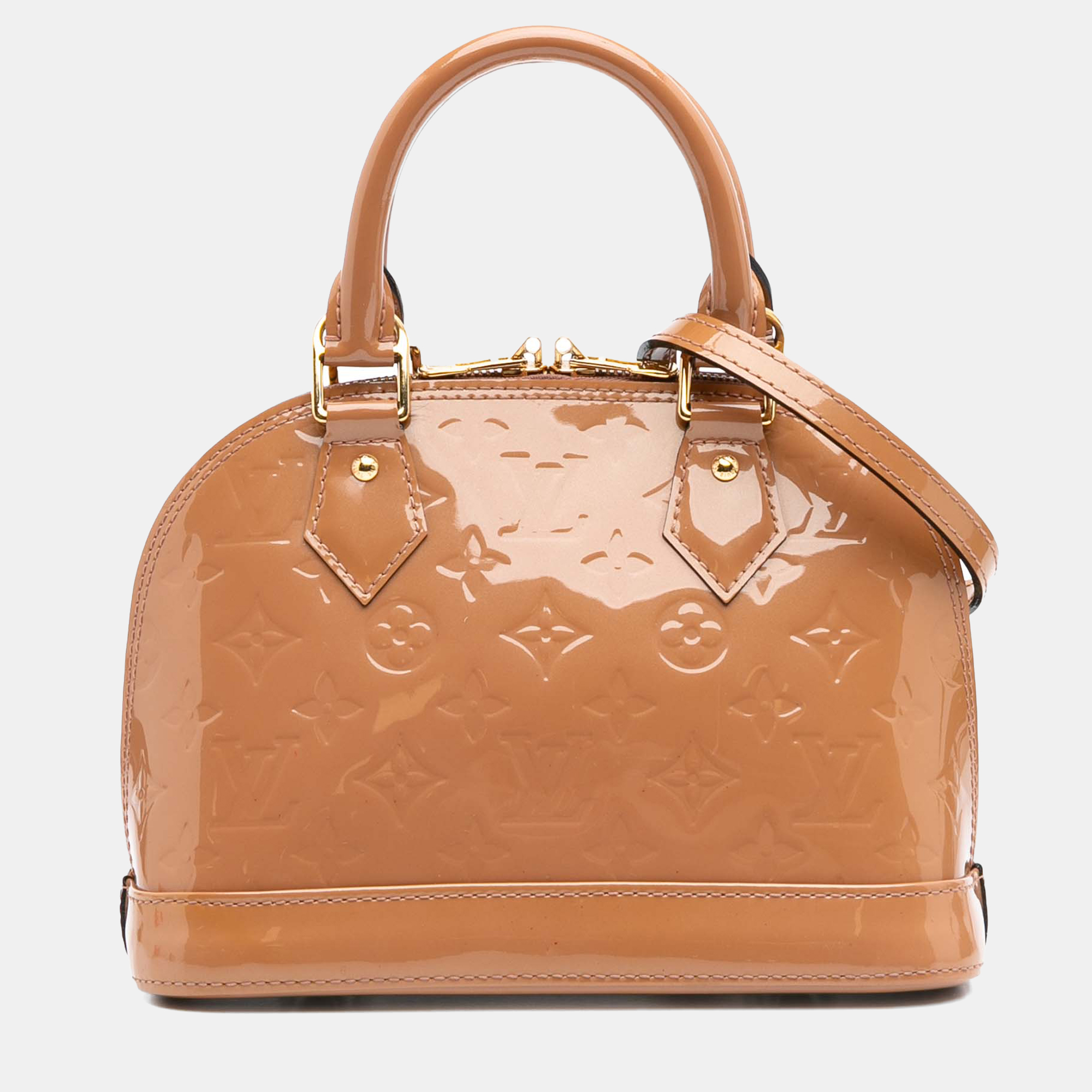 

Louis Vuitton Brown Monogram Vernis Alma BB Shoulder Bag