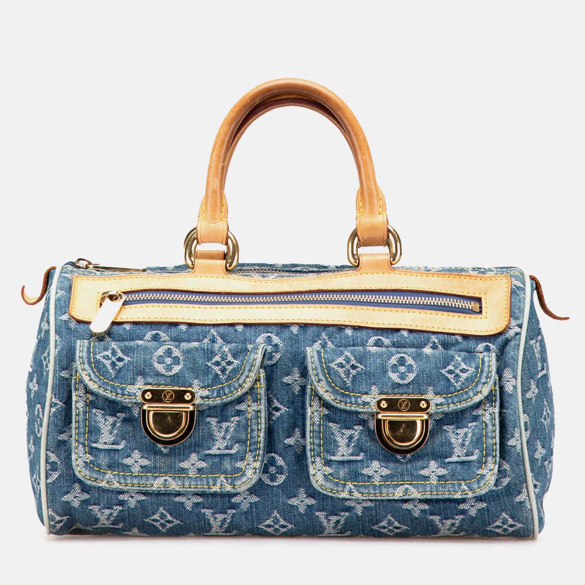 

Louis Vuitton Blue Monogram Denim Neo Speedy 30