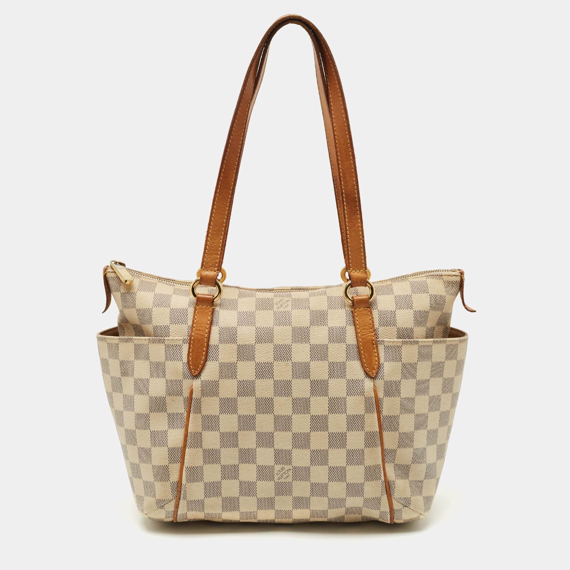 

Louis Vuitton Damier Azur Canvas Totally PM Bag, Grey