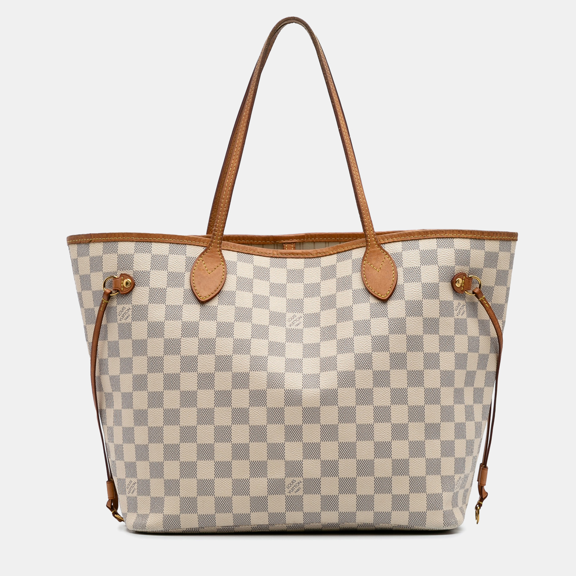 

Louis Vuitton Damier Azur Neverfull MM, Grey