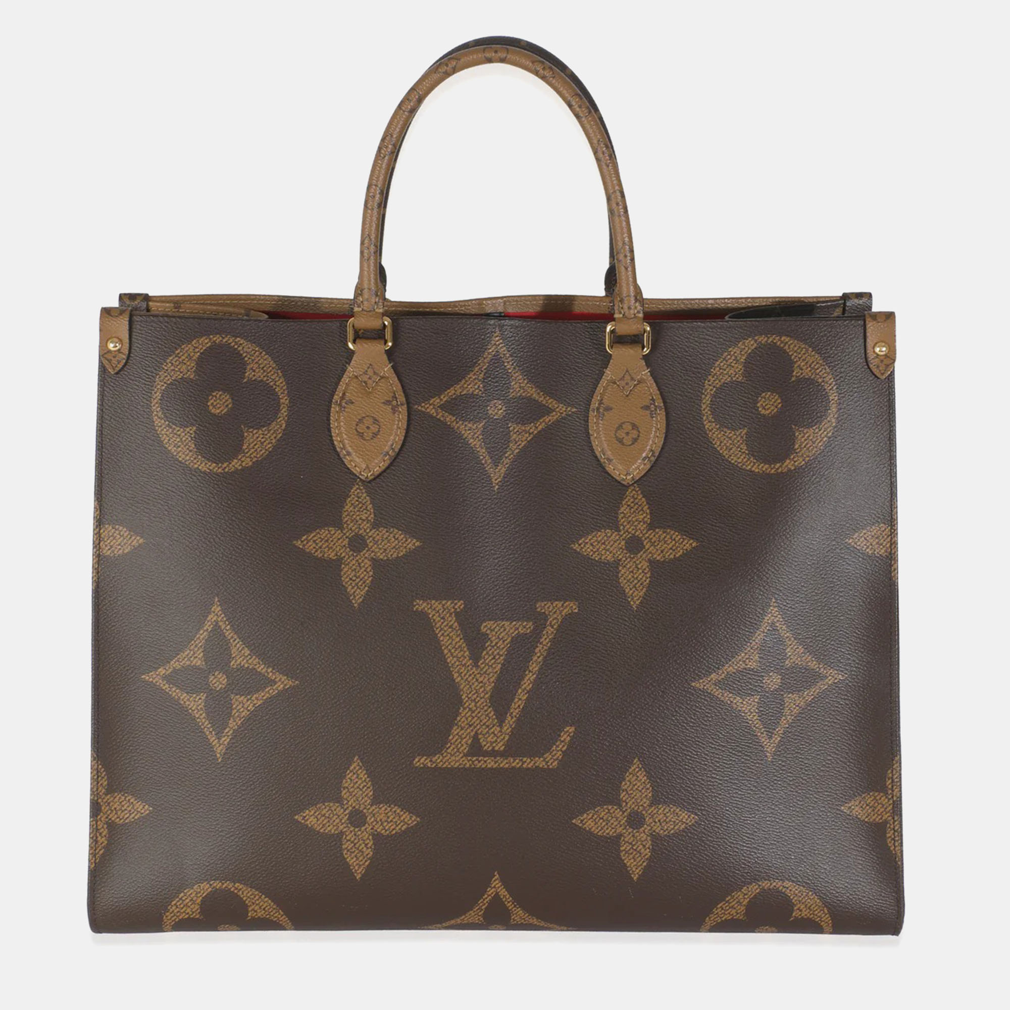 

Louis Vuitton Monogram Reverse Canvas Onthego GM bag, Brown
