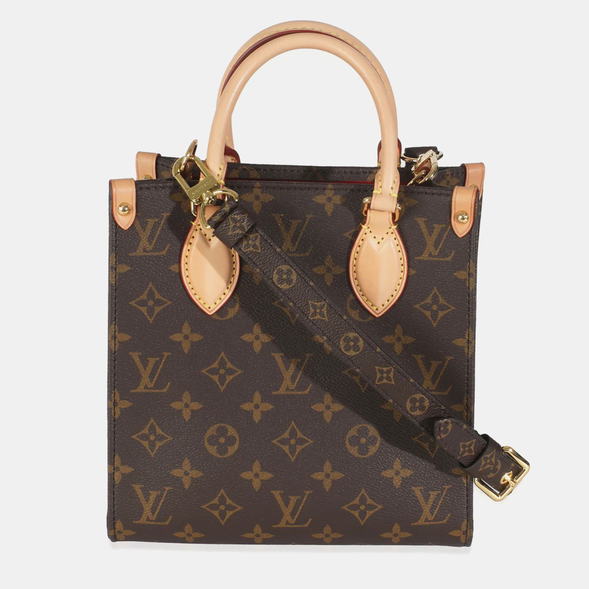 

Louis Vuitton Monogram Canvas Sac Plat BB NM bag, Brown
