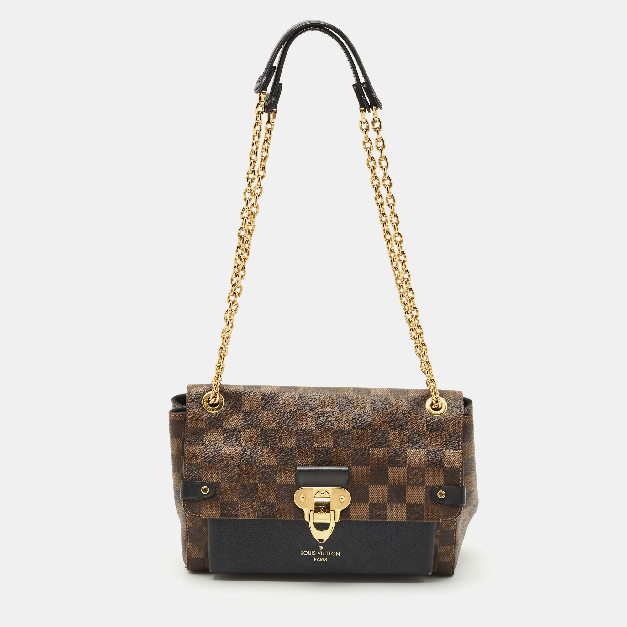 

Louis Vuitton Black Damier Ebene Canvas Vavin PM Bag