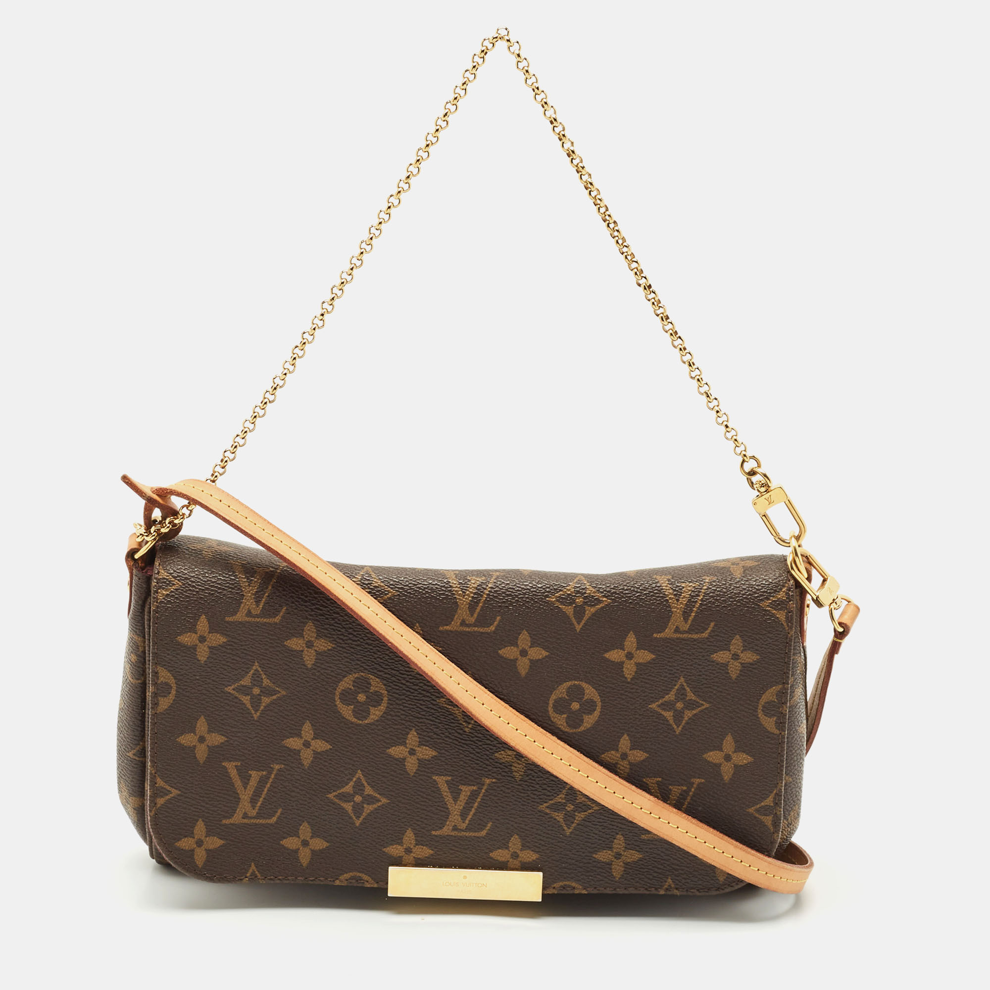 

Louis Vuitton Monogram Canvas Favorite MM Bag, Brown
