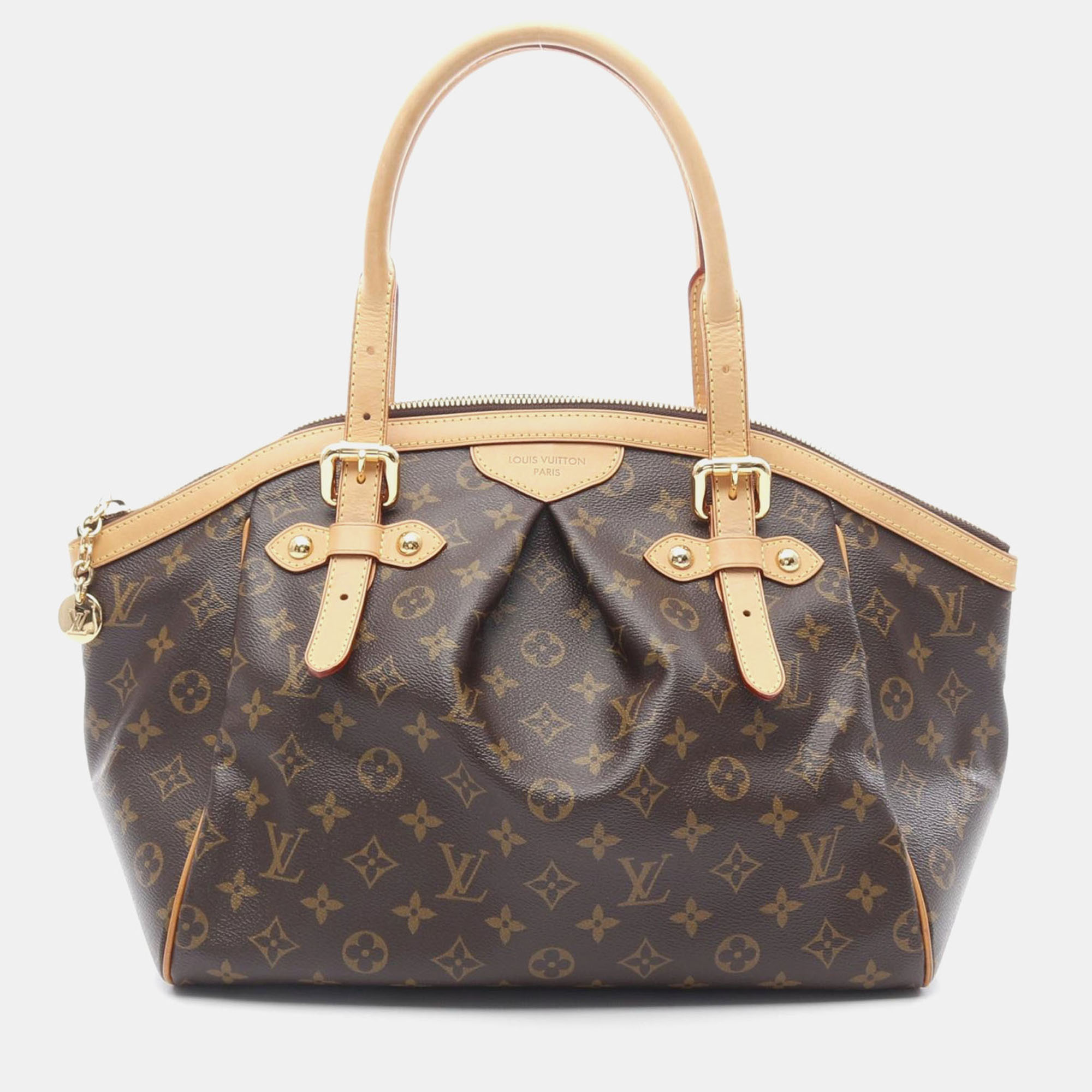 

Louis Vuitton Tivoli Gm Handbag Monogram Canvas Leather Brown