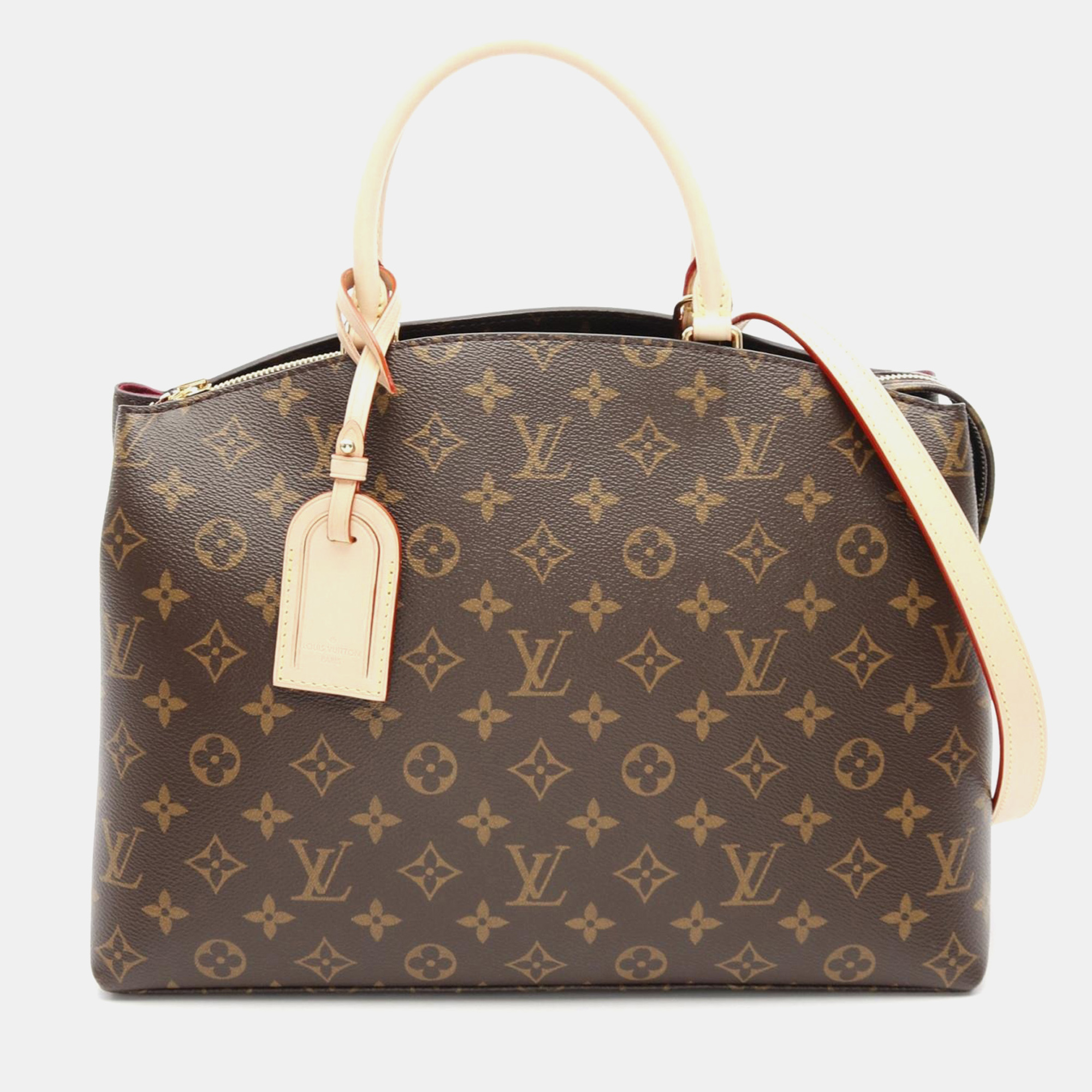 

Louis Vuitton Petit Palais Mm Handbag Monogram Canvas Leather Brown