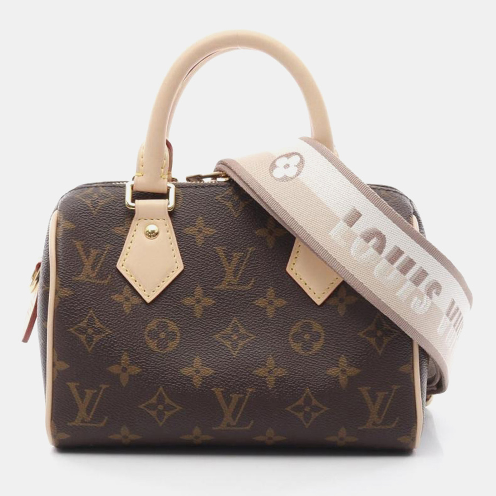 

Louis Vuitton Speedy Bandouliere20 Monogram Beige bag, Brown