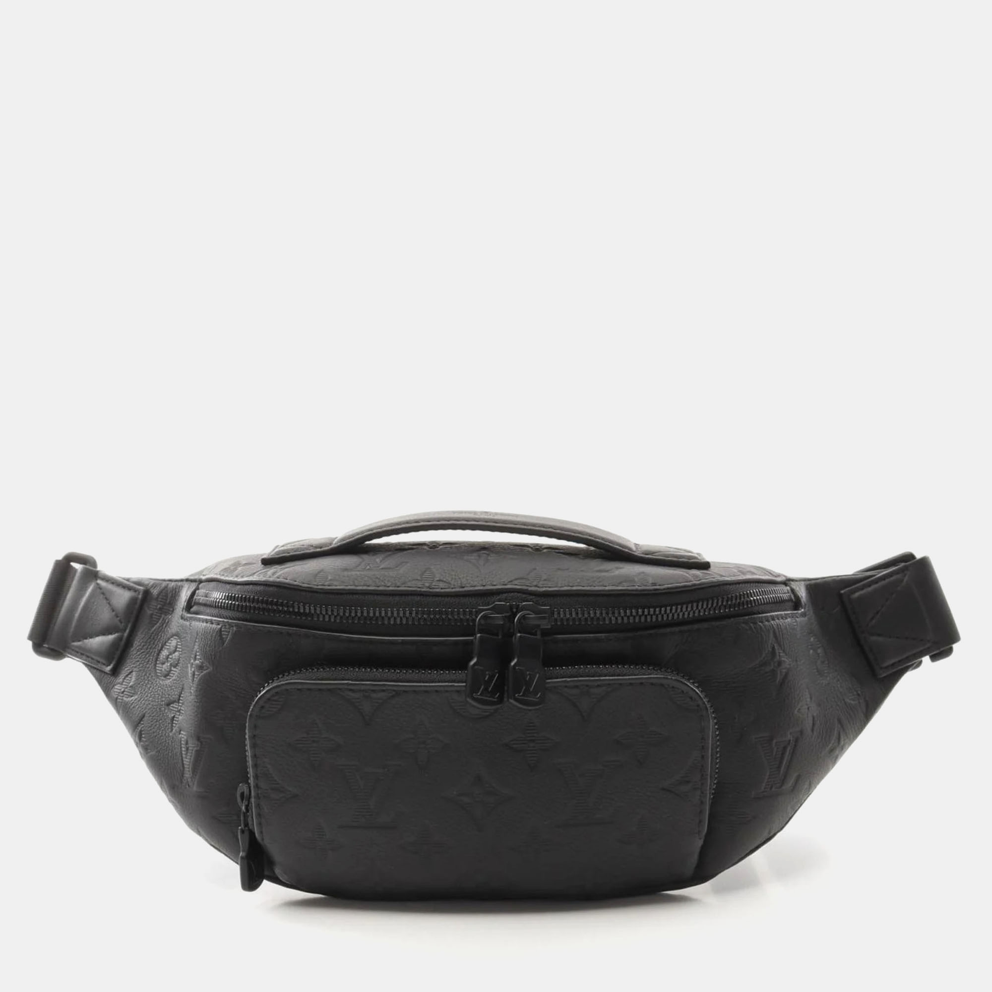 

Louis Vuitton Rush Black Leather Monogram Shadow Bum Bag
