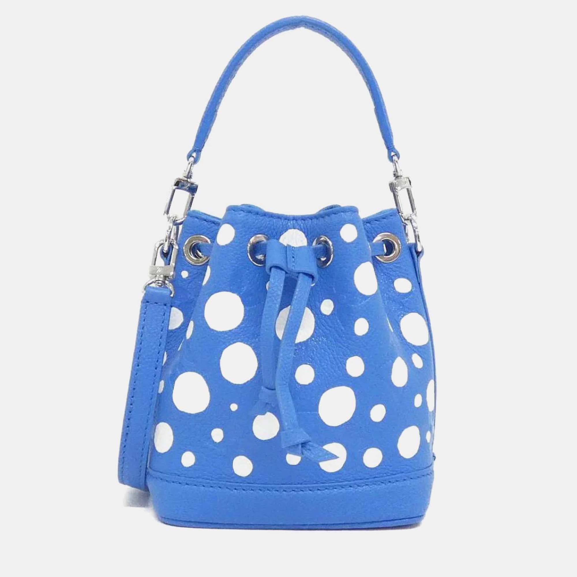 

Louis Vuitton Monogram Empreinte (Lv X Yk) Nano Noe Shoulder Bag, Blue