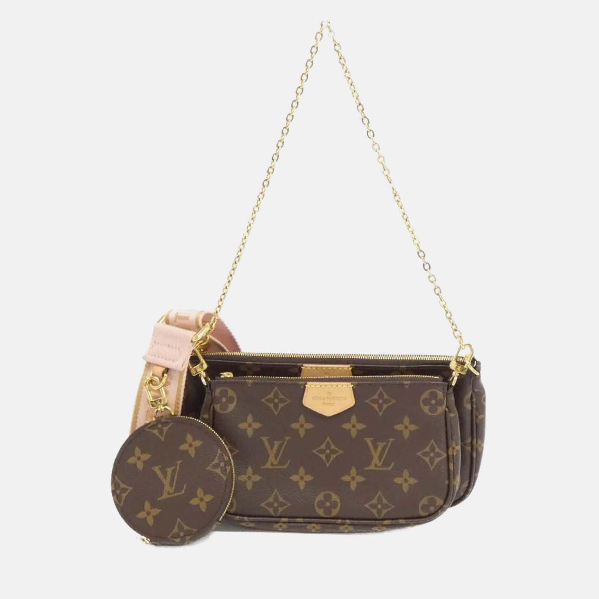 

Louis Vuitton Monogram Multi Pochette Accessoires Shoulder Bag, Brown
