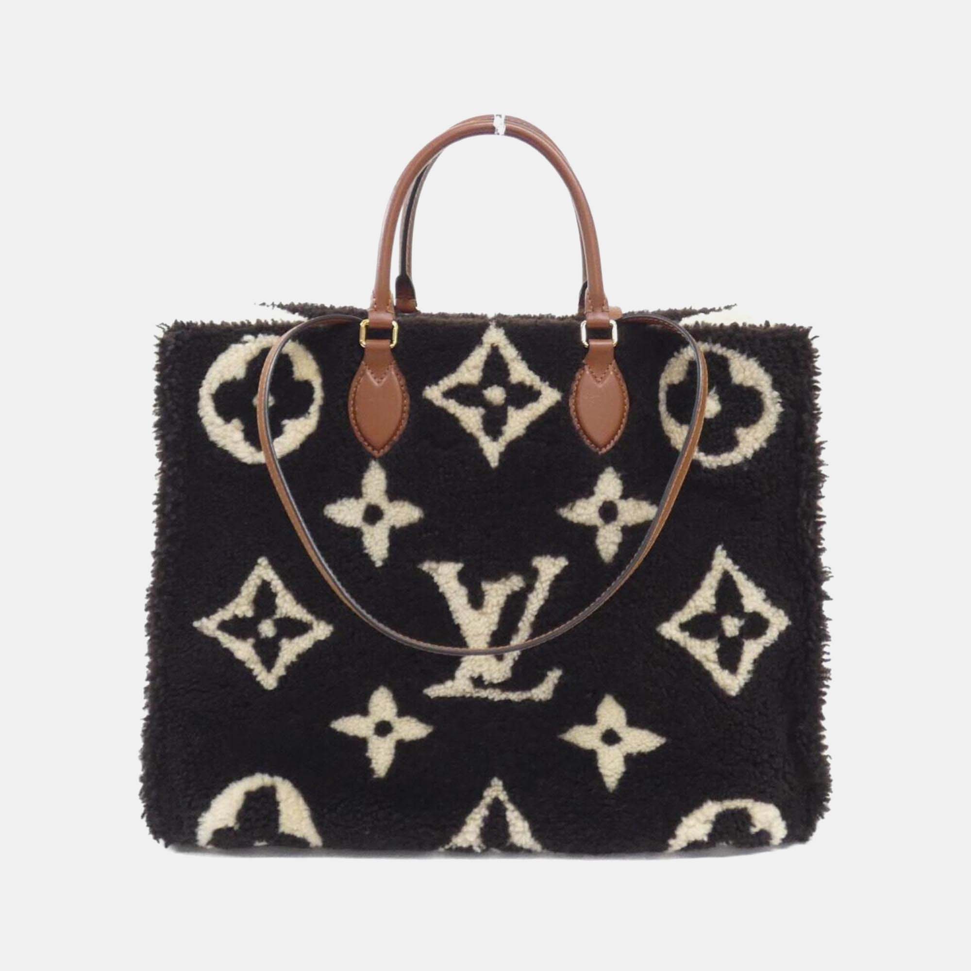

Louis Vuitton Monogram Teddy On-The-Go Gm Handbag, Black