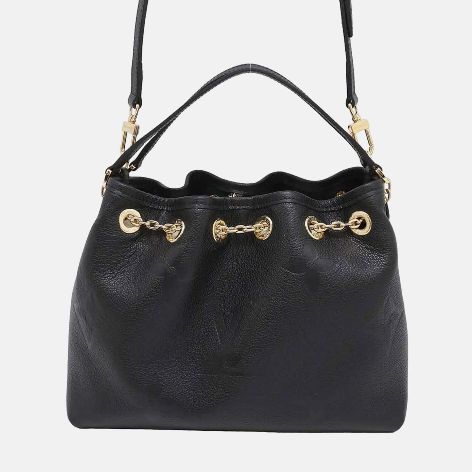 

Louis Vuitton Handbag Monogram Empreinte Lv Bundle Shoulder Bag Black