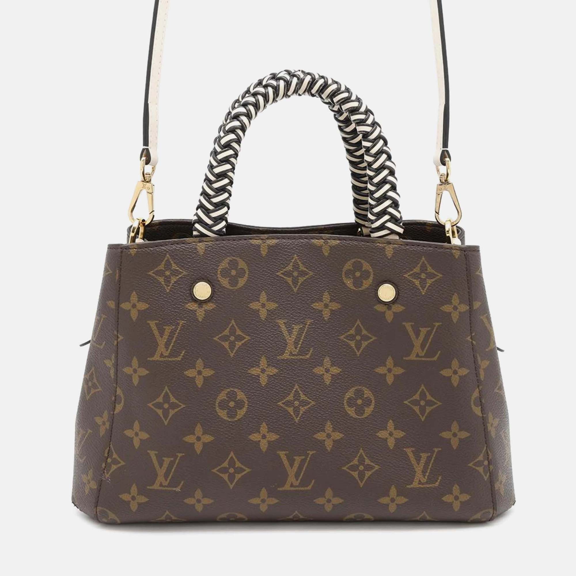 

Louis Vuitton Handbag Monogram Montaigne Bb, Brown