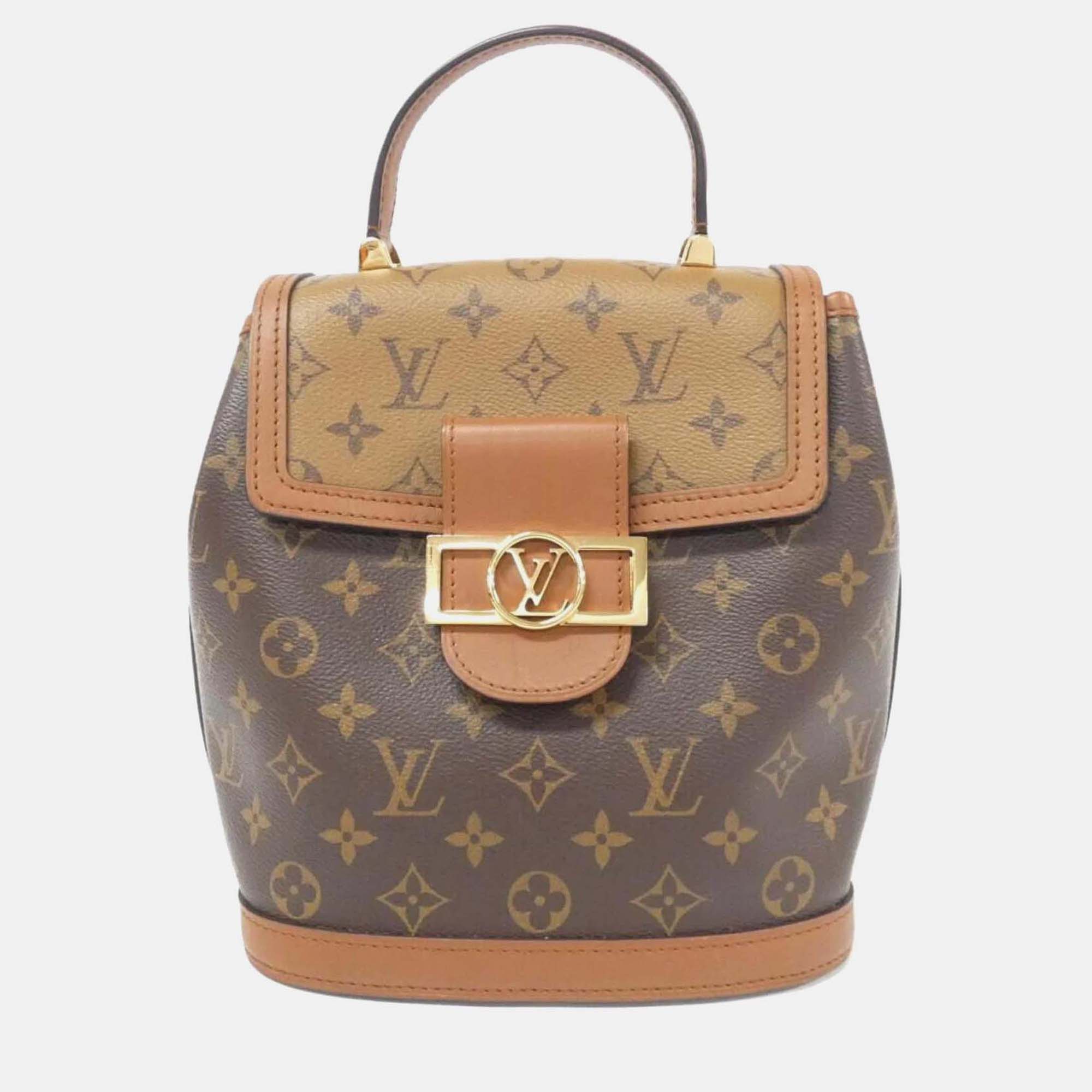 

Louis Vuitton Monogram Dauphine Brown Backpack