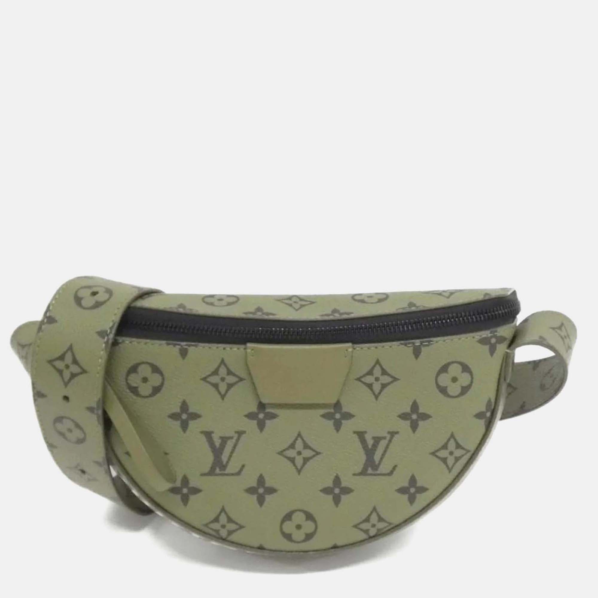 

Louis Vuitton Monogram Tone LV Moon Crossbody Shoulder Bag, Green