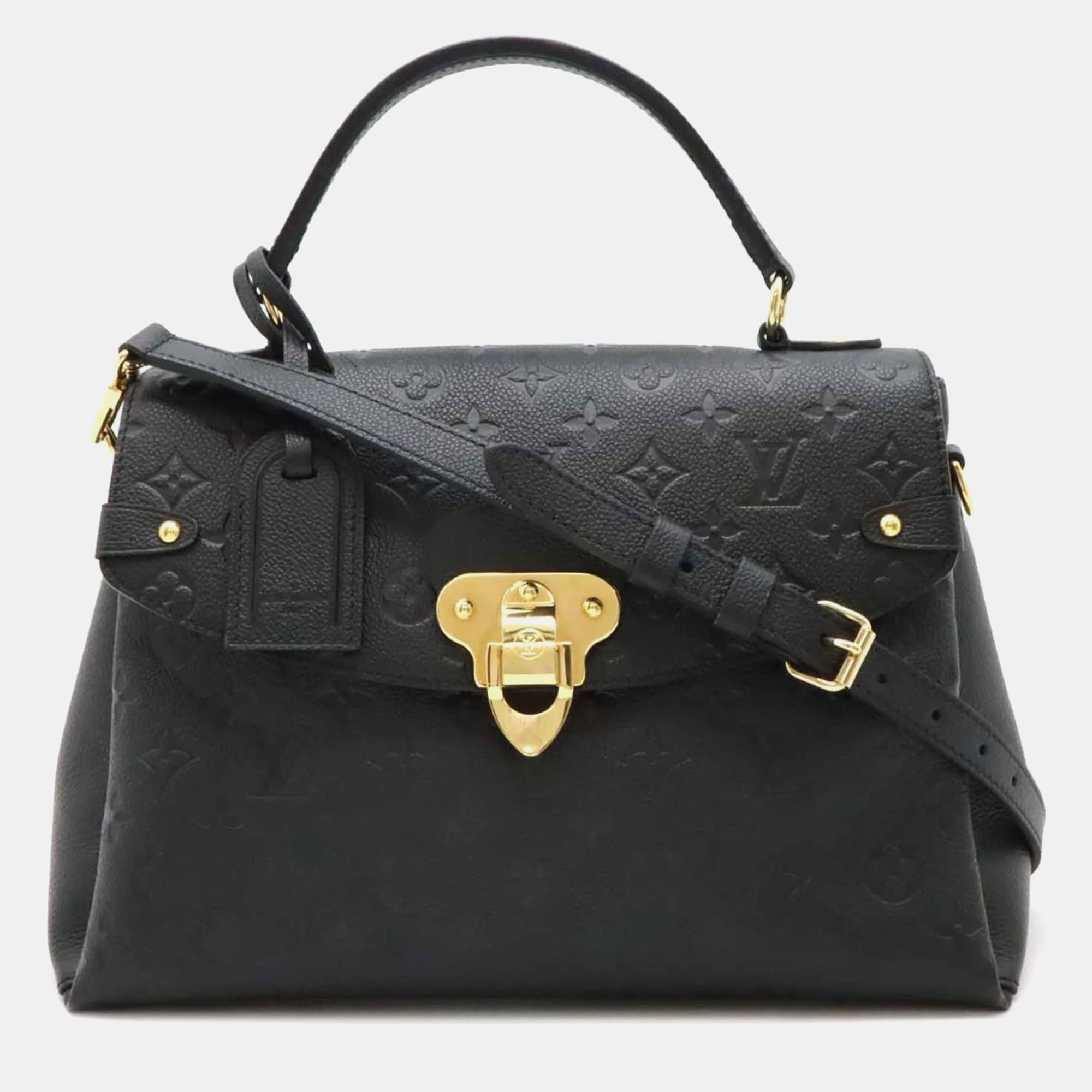 

Louis Vuitton Monogram Empreinte Georges MM Noir Handbag, Black