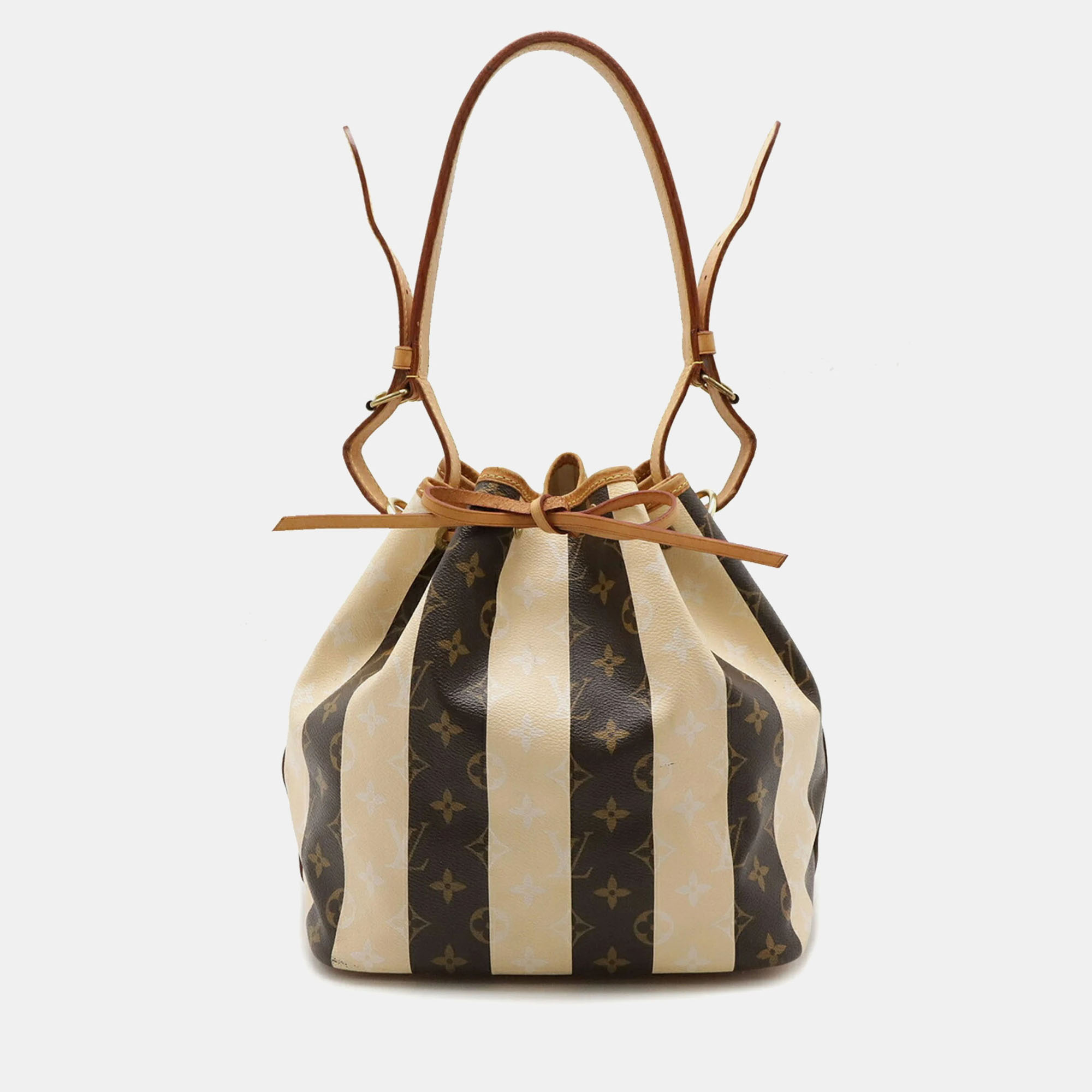 

Louis Vuitton Monogram Rayeur Petit Noe Shoulder Bag, Beige
