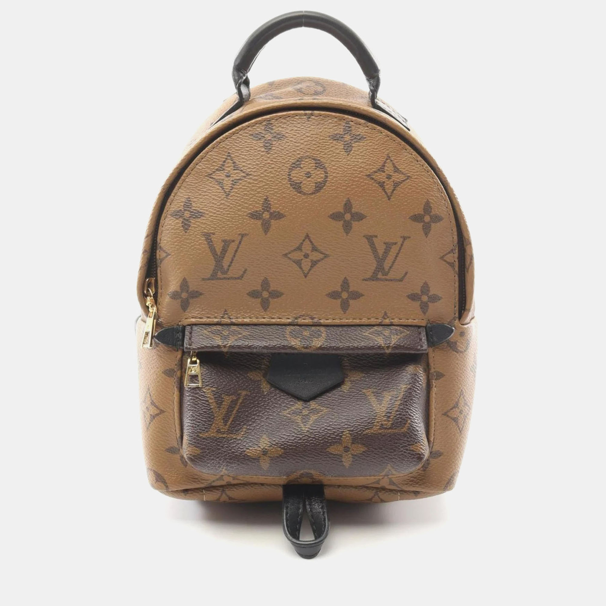 

Louis Vuitton Palm Springs Mini Brown Monogram Reverse Coated Canvas Leather Backpack