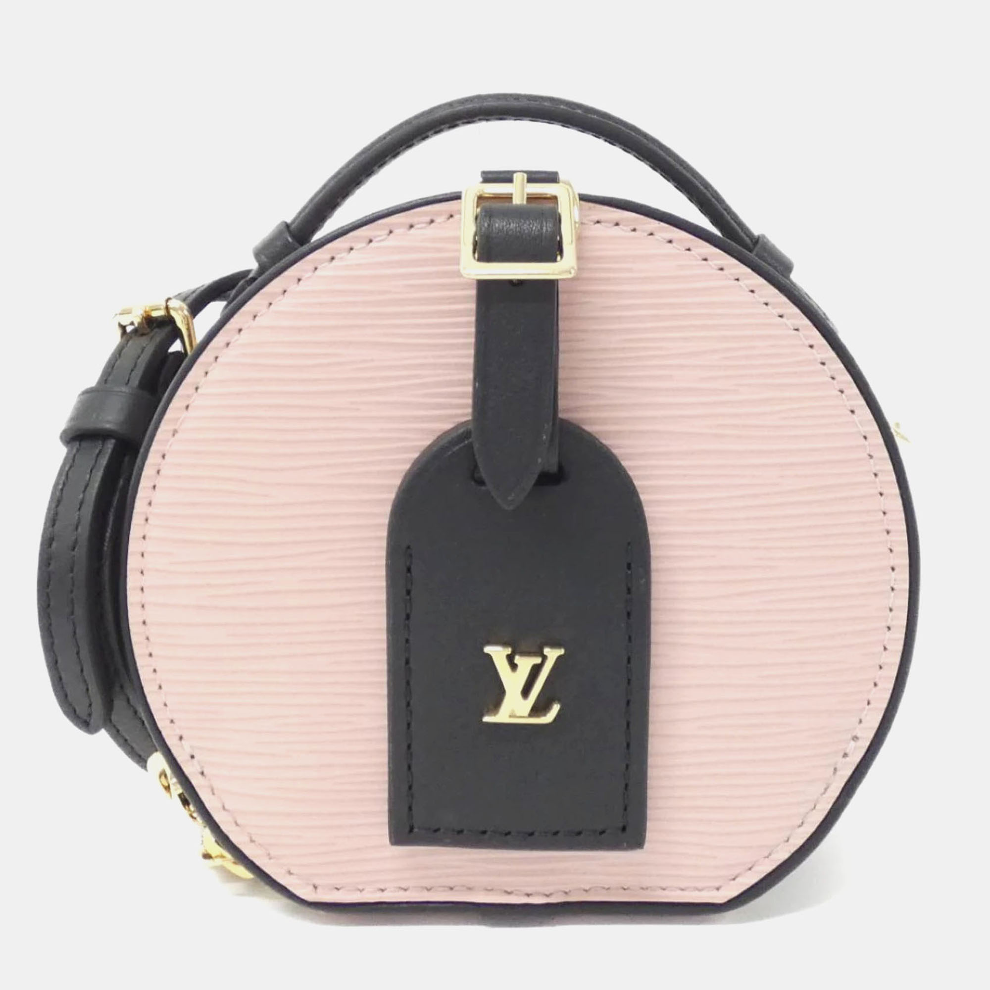 

Louis Vuitton Mini Boite Chapeau Epi Pink Shoulder Bag