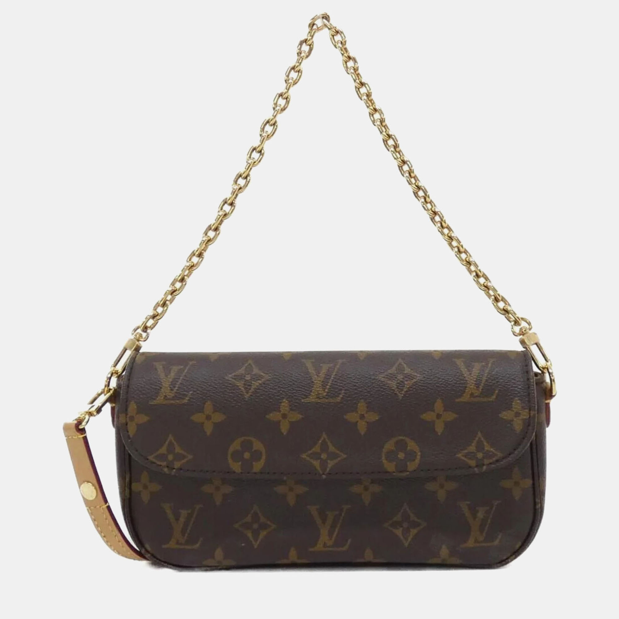 

Louis Vuitton Monogram Wallet On Chain Brown Shoulder Bag