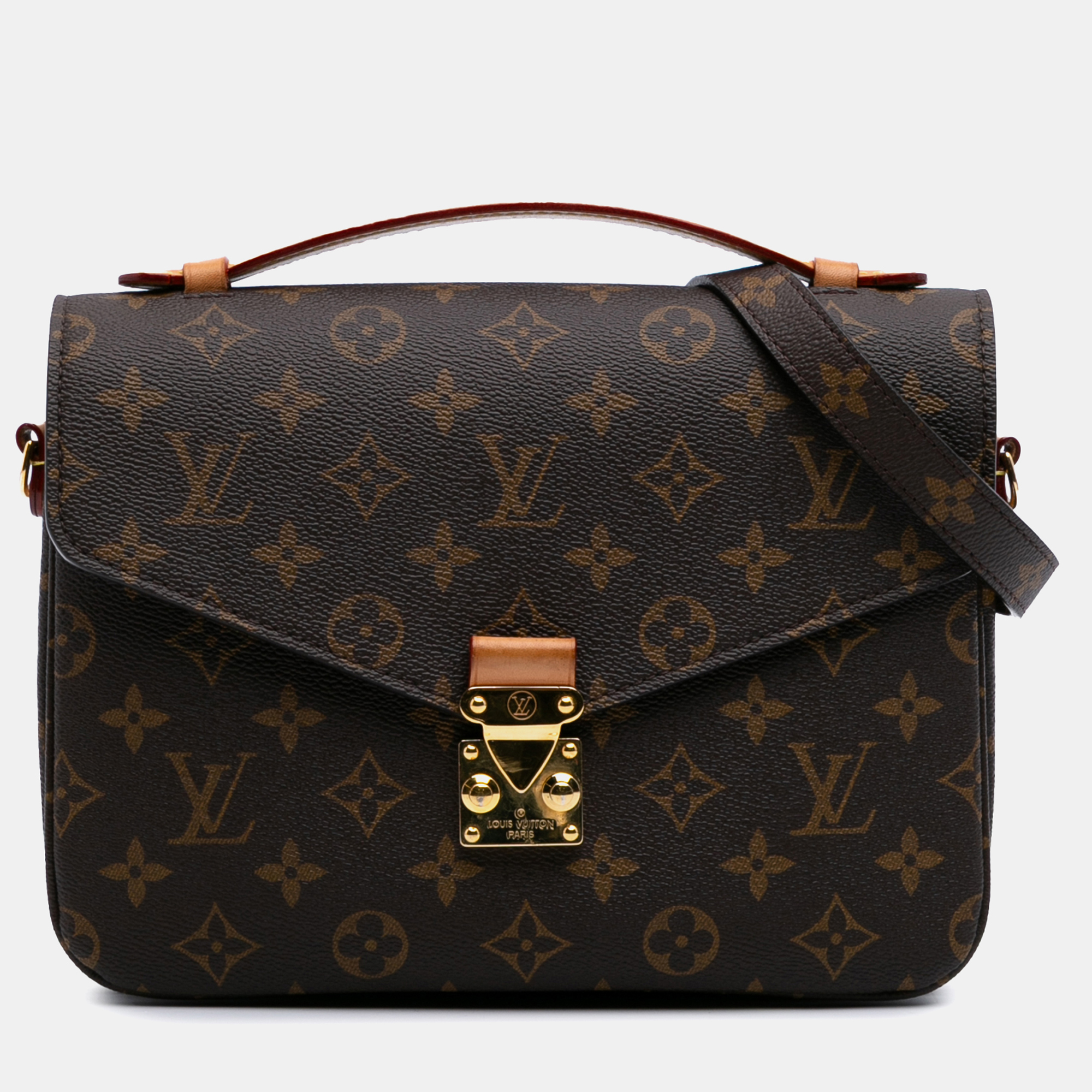 

Louis Vuitton Brown Monogram Pochette Metis