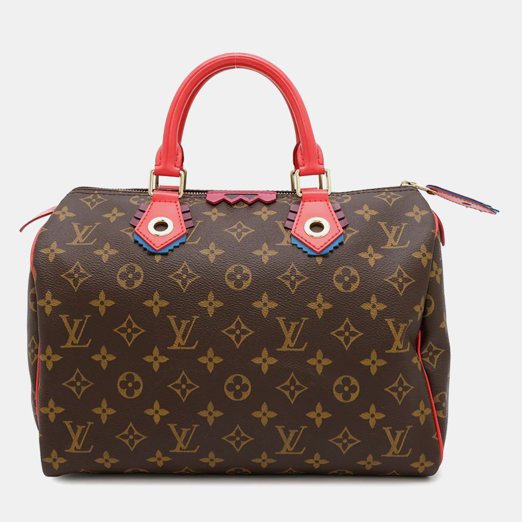 

Louis Vuitton Totem Speedy Flamingo Monogram Size, Brown