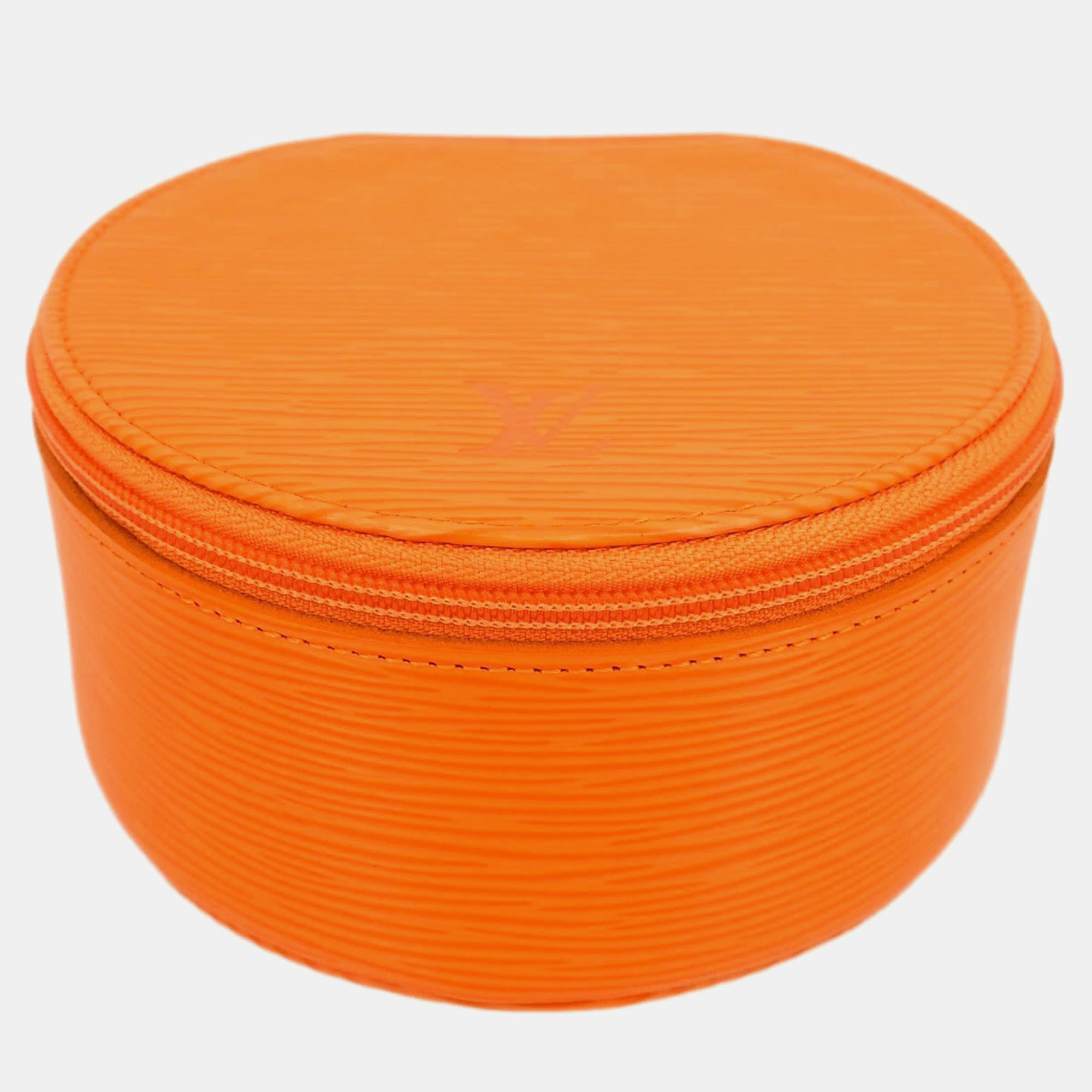

Louis Vuitton Orange Epi Ecrin Bijou 12 Jewelry Case Pouch
