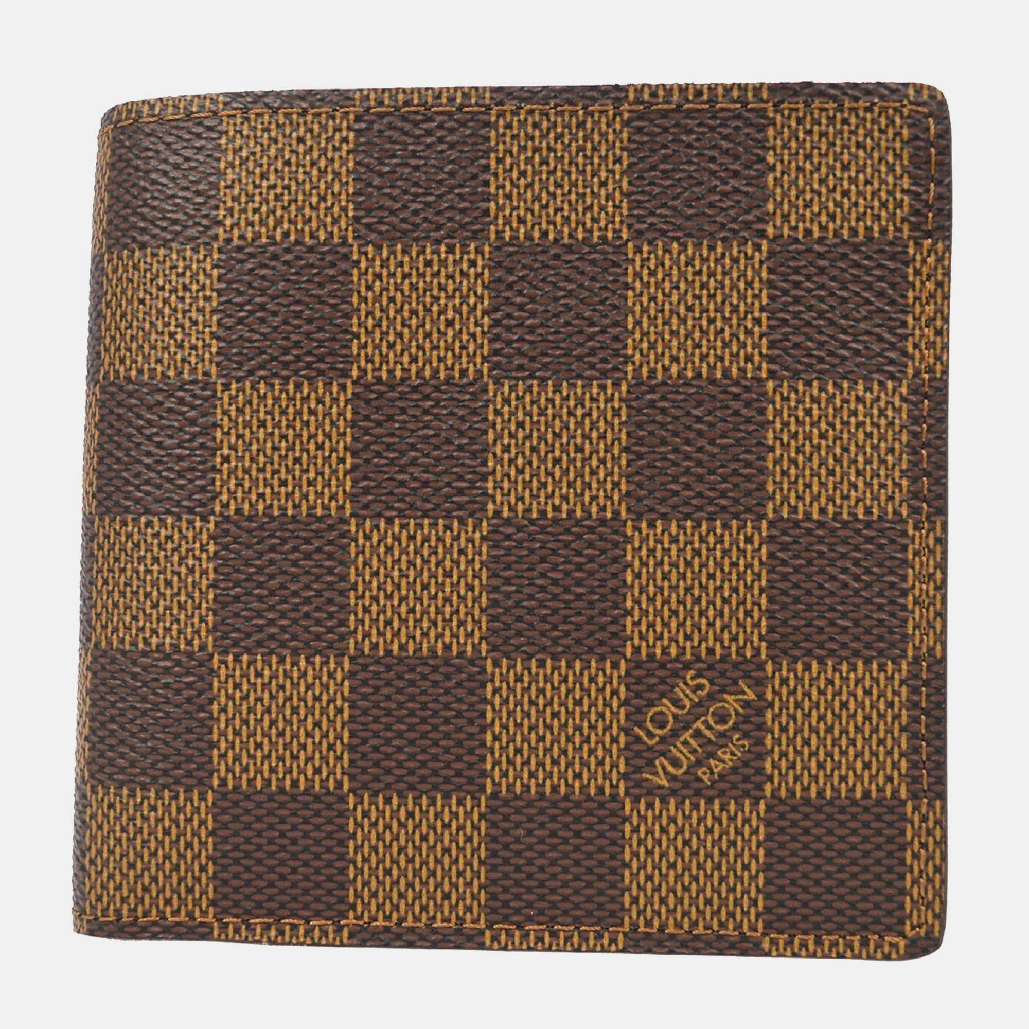 

Louis Vuitton Damier Portefeuille Marco Wallet Purse, Brown