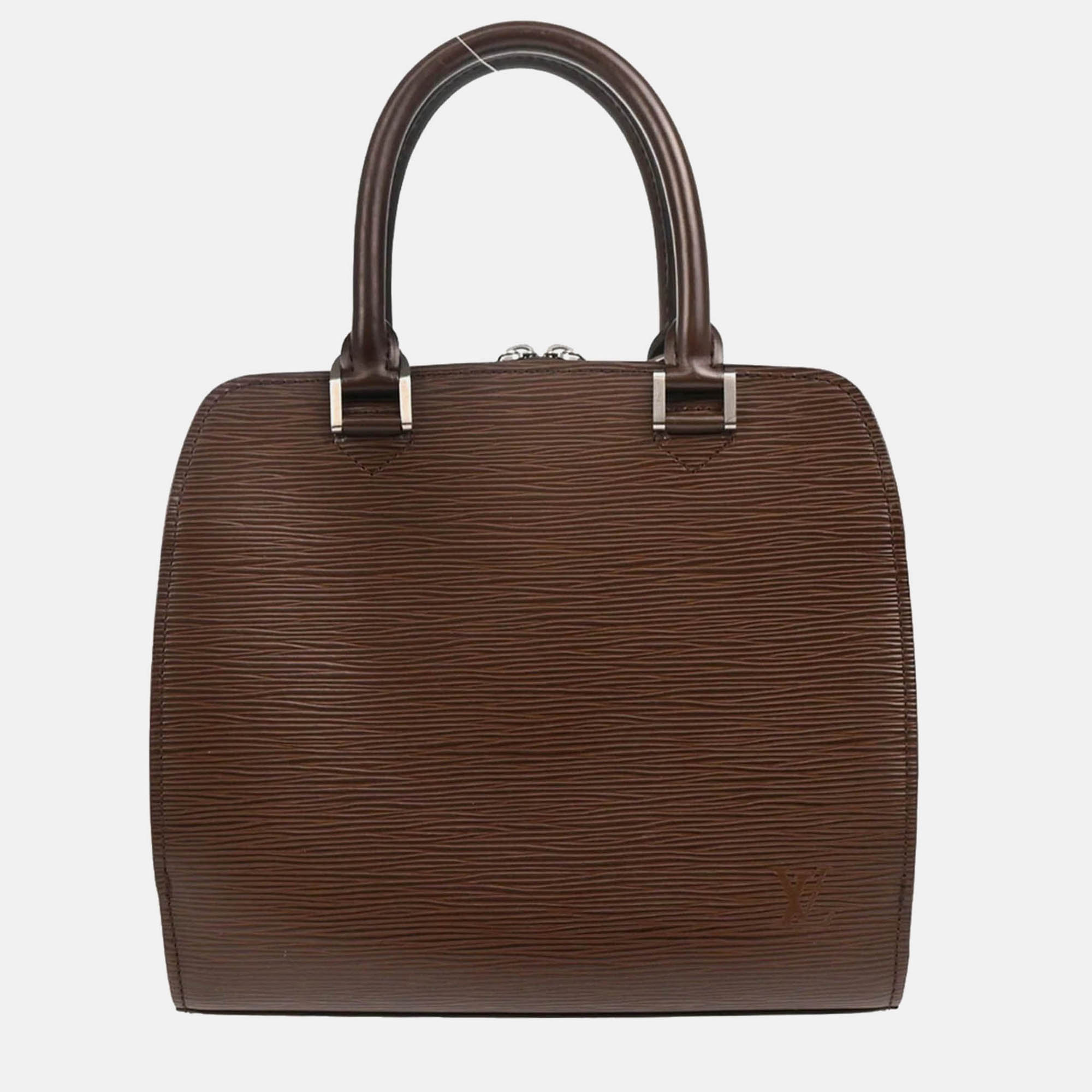 

Louis Vuitton Brown Epi Pont Neuf Handbag