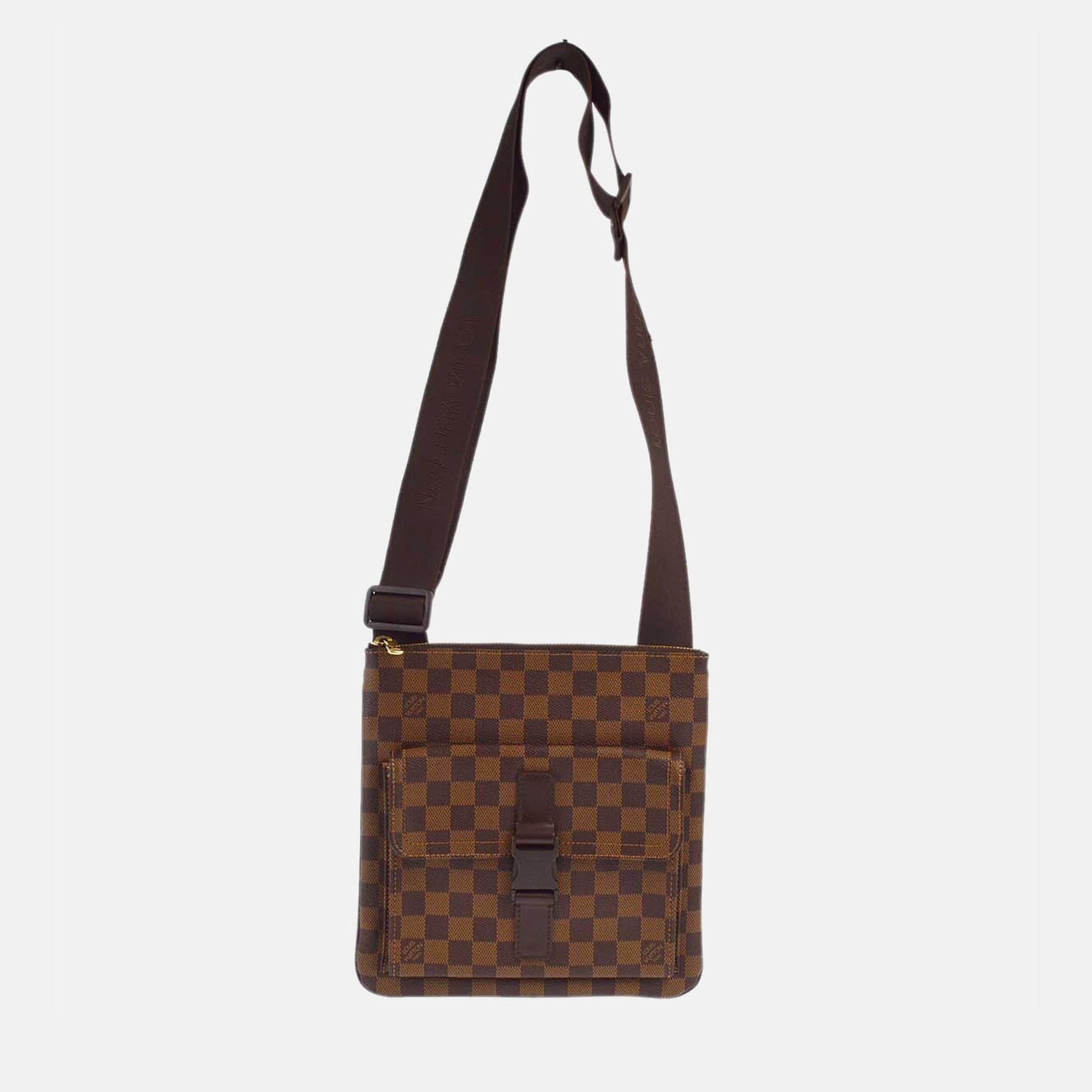 

Louis Vuitton Damier Pochette Melville Shoulder Bag, Brown