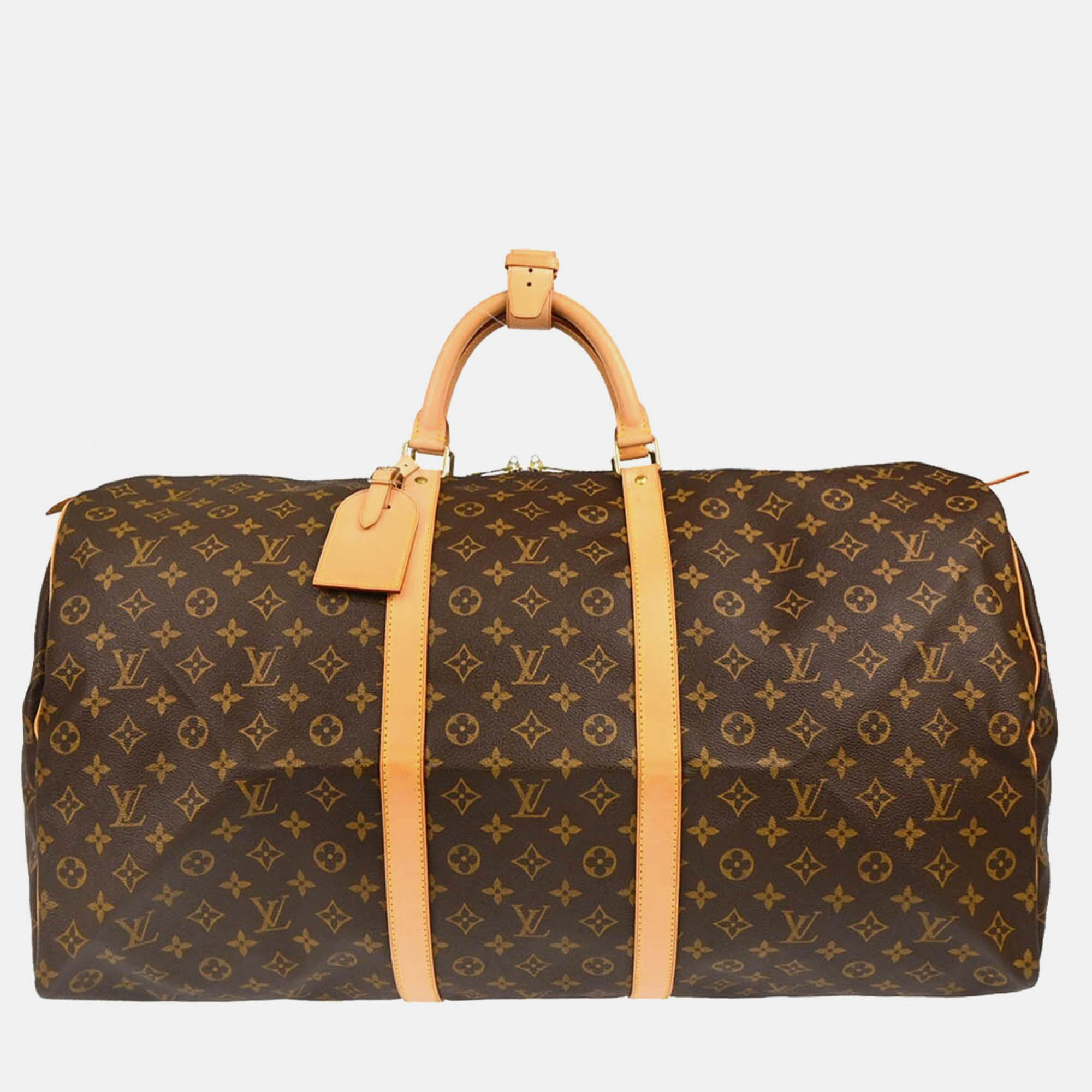 

Louis Vuitton Monogram Keepall 60 Duffle Handbag, Brown