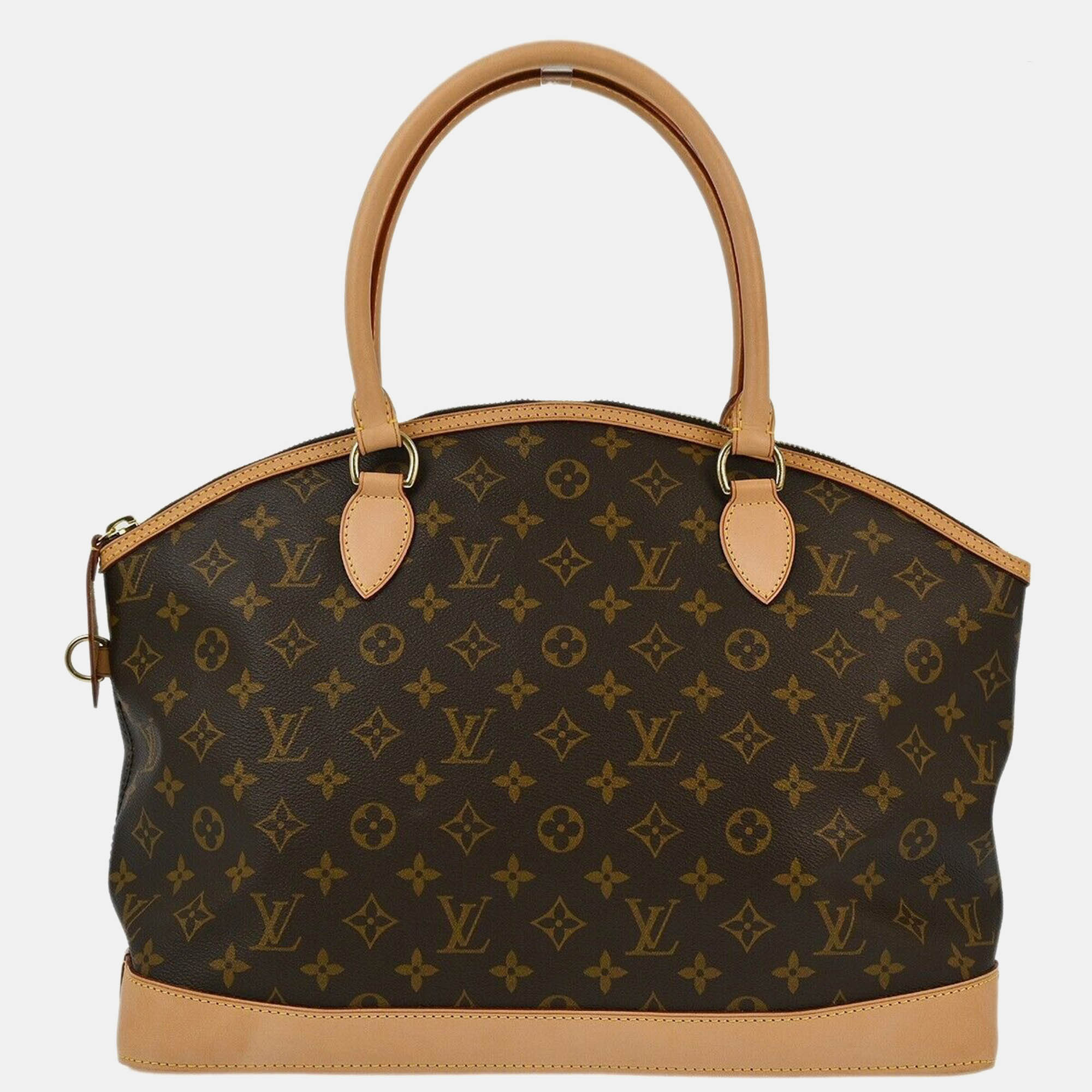 

Louis Vuitton Monogram Lockit Horizontal Tote Handbag, Brown
