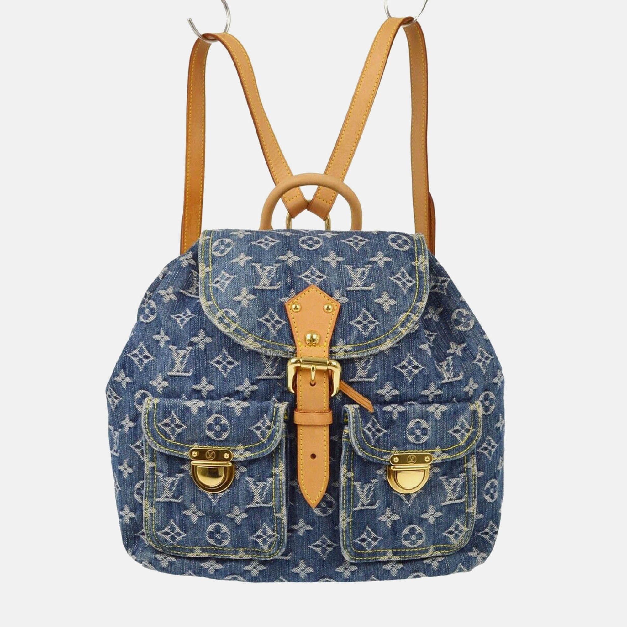 

Louis Vuitton Blue Monogram Denim Sac a Dos GM Backpack