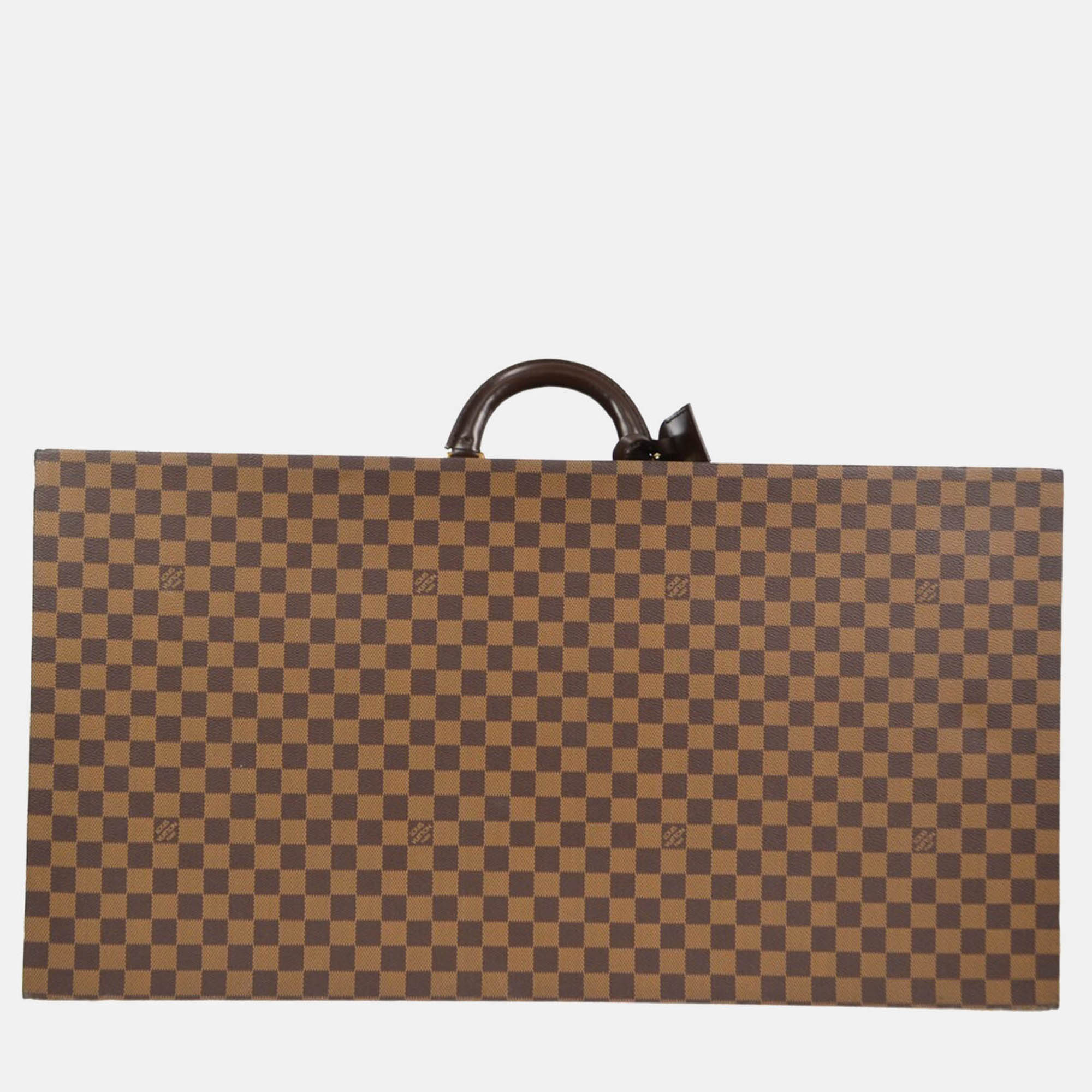 

Louis Vuitton Trunk Suitcase Handbag Damier, Brown
