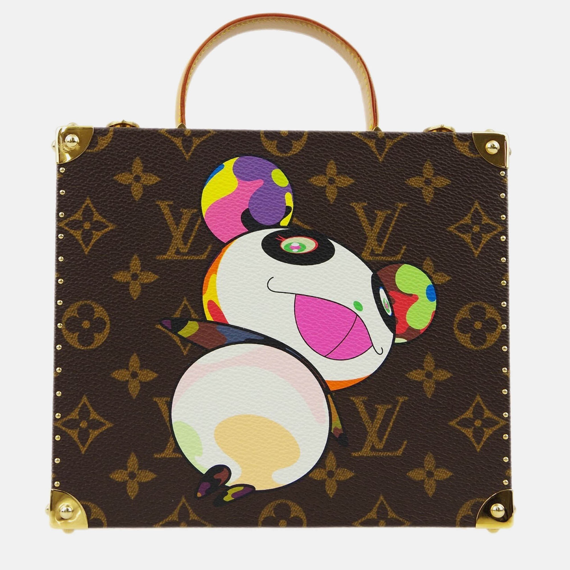 

Louis Vuitton Takashi Murakami Monogram Panda Jewelry Box, Brown