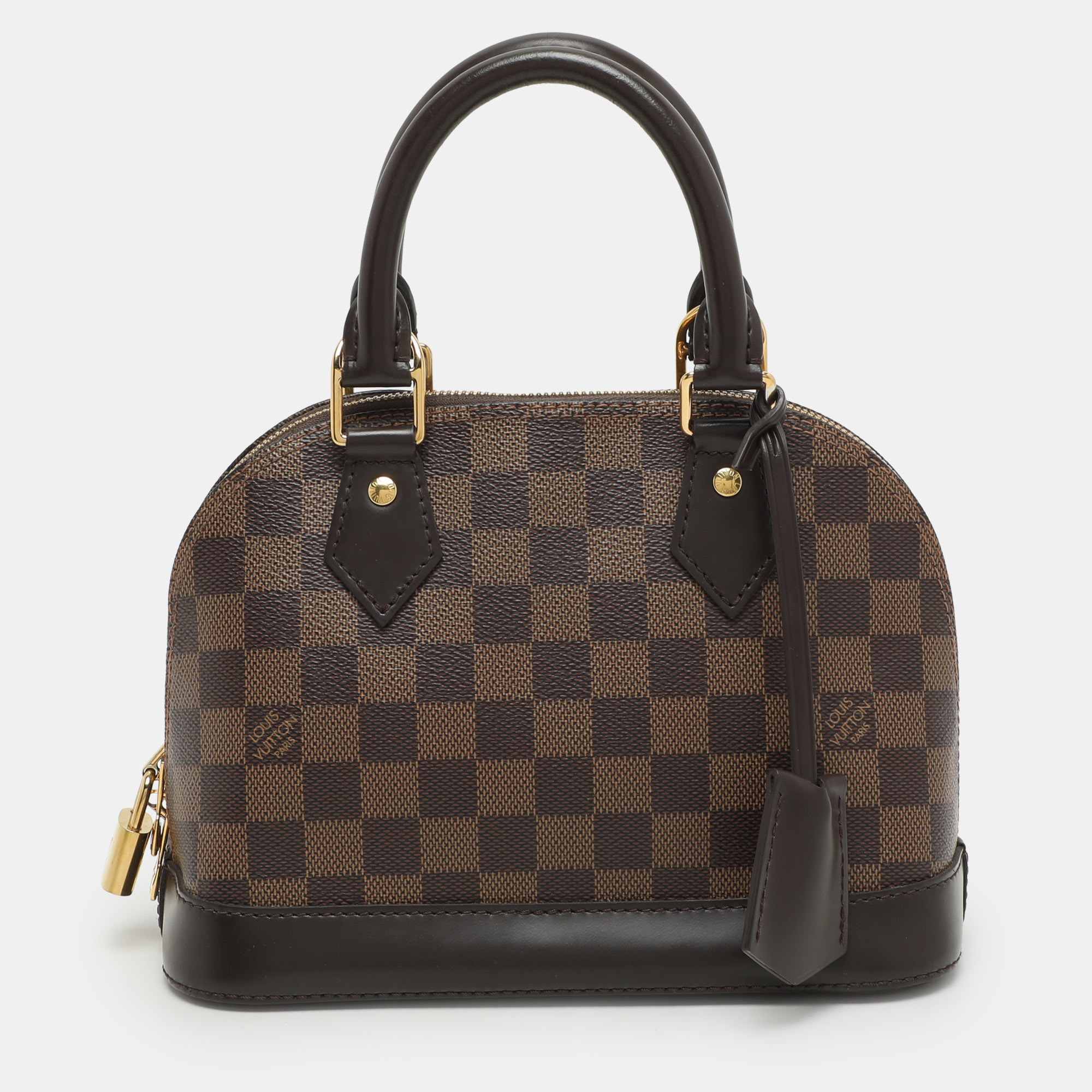 

Louis Vuitton Damier Ebene Canvas Alma BB Bag, Brown