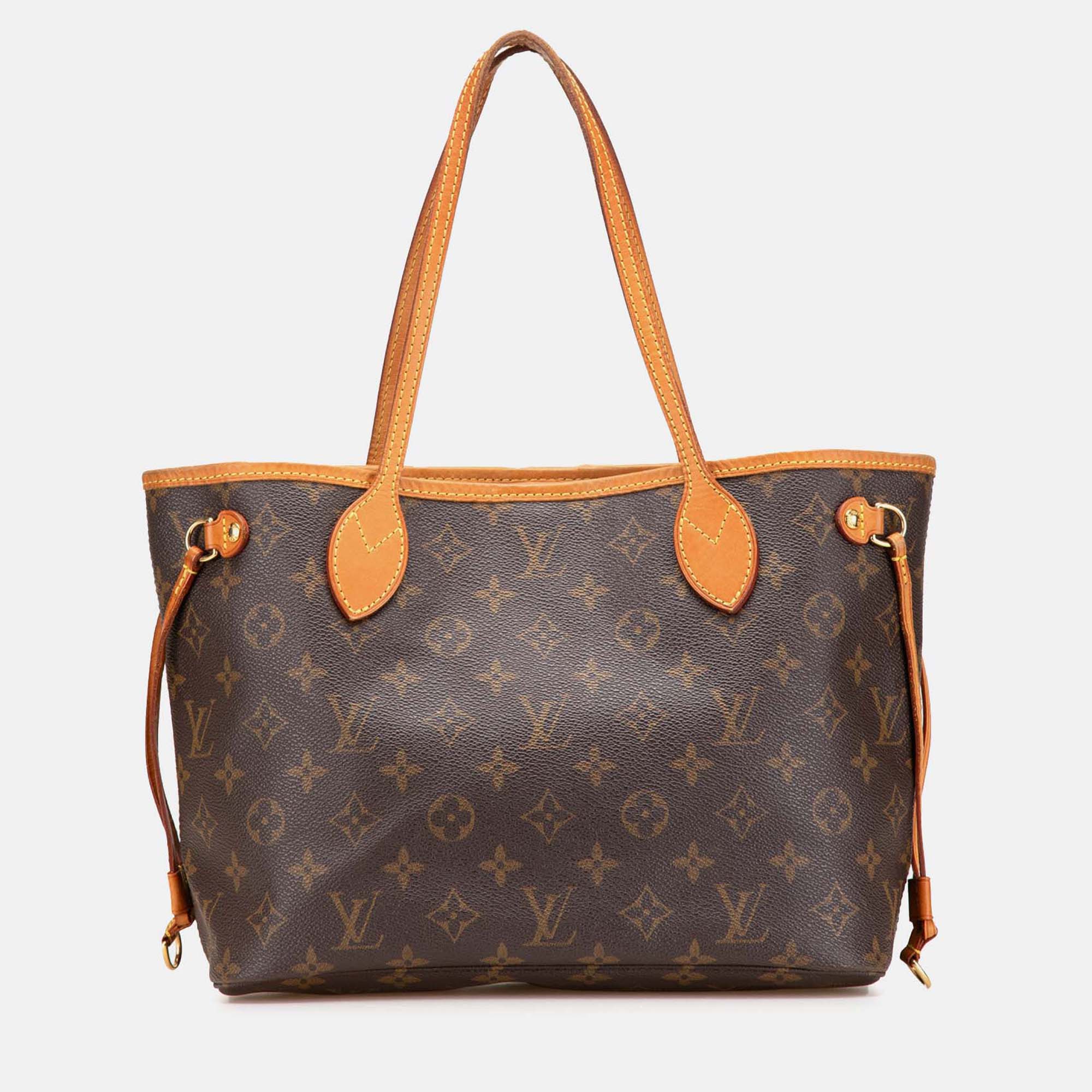 

Louis Vuitton Brown Monogram Neverfull PM