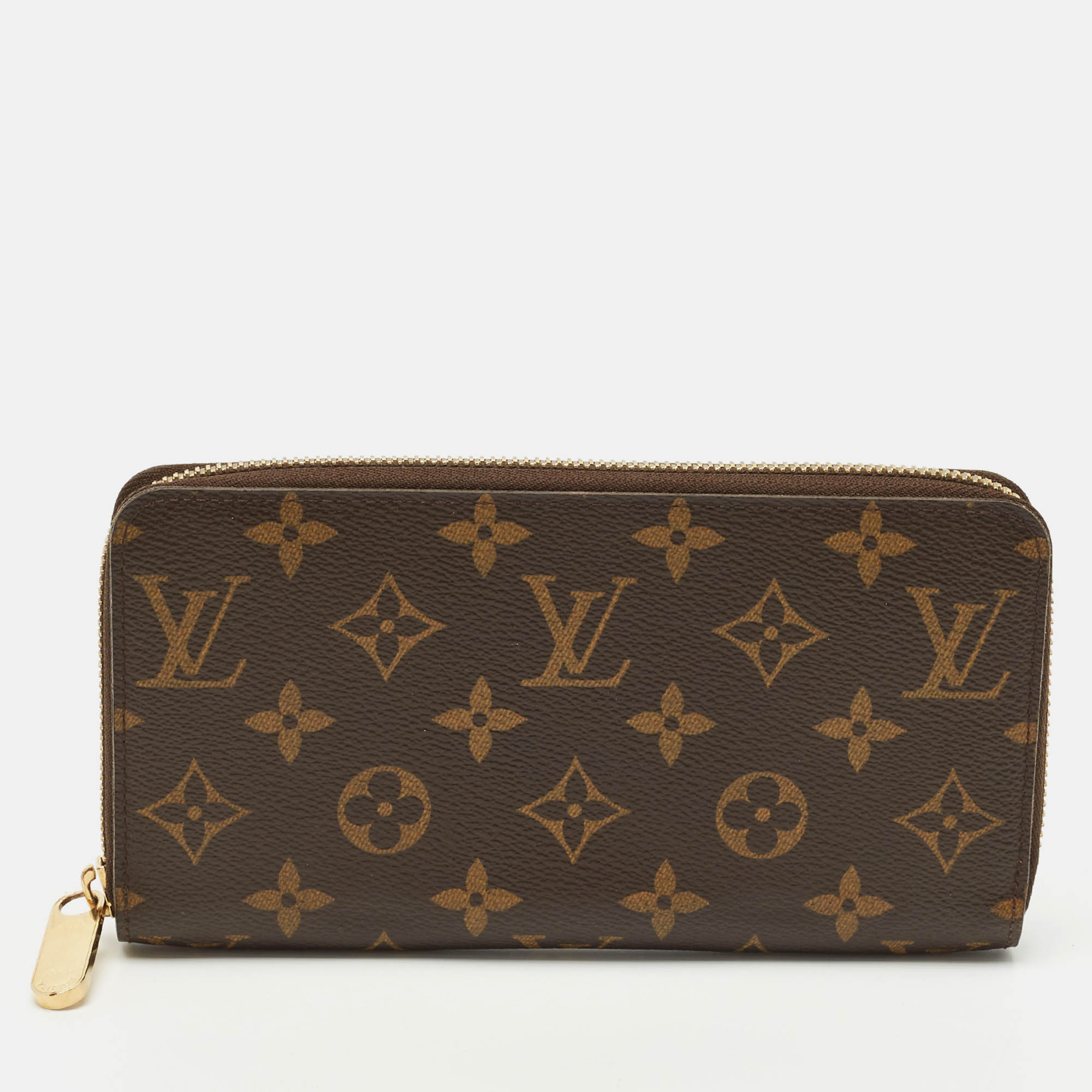 

Louis Vuitton Monogram Canvas Zippy Wallet, Brown
