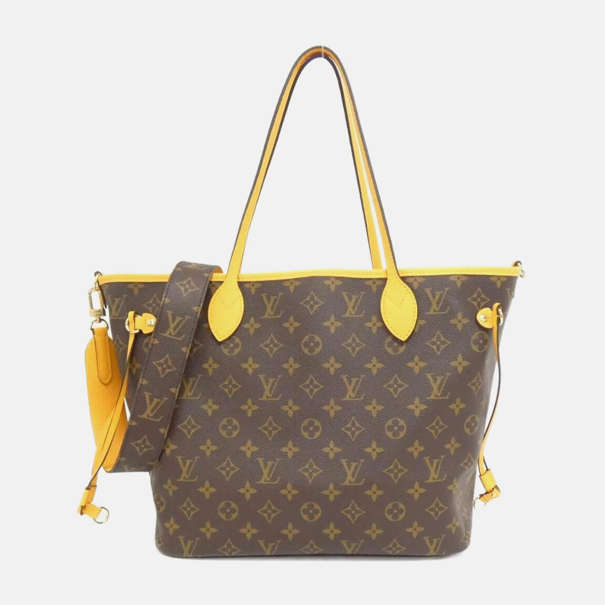 

Louis Vuitton Monogram Neverfull Inside Out Mm Handbag, Brown