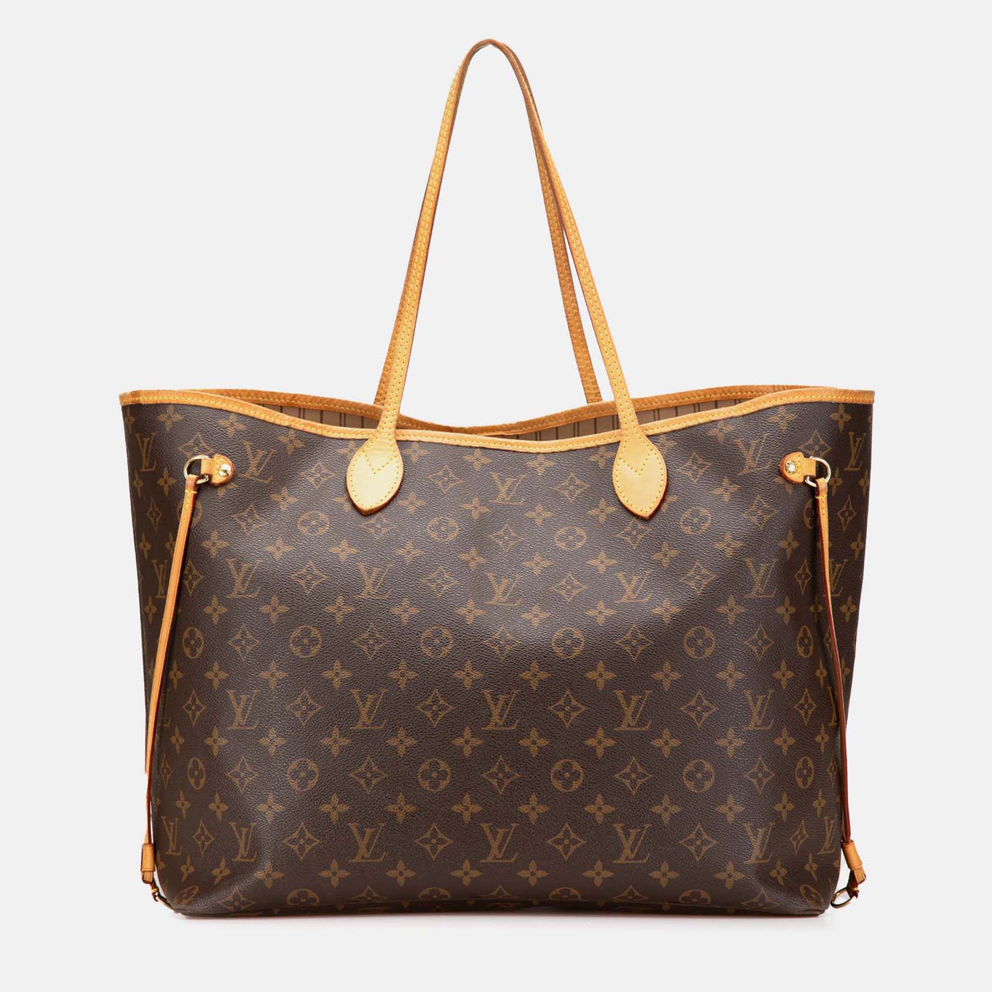 

Louis Vuitton Brown Monogram Neverfull GM