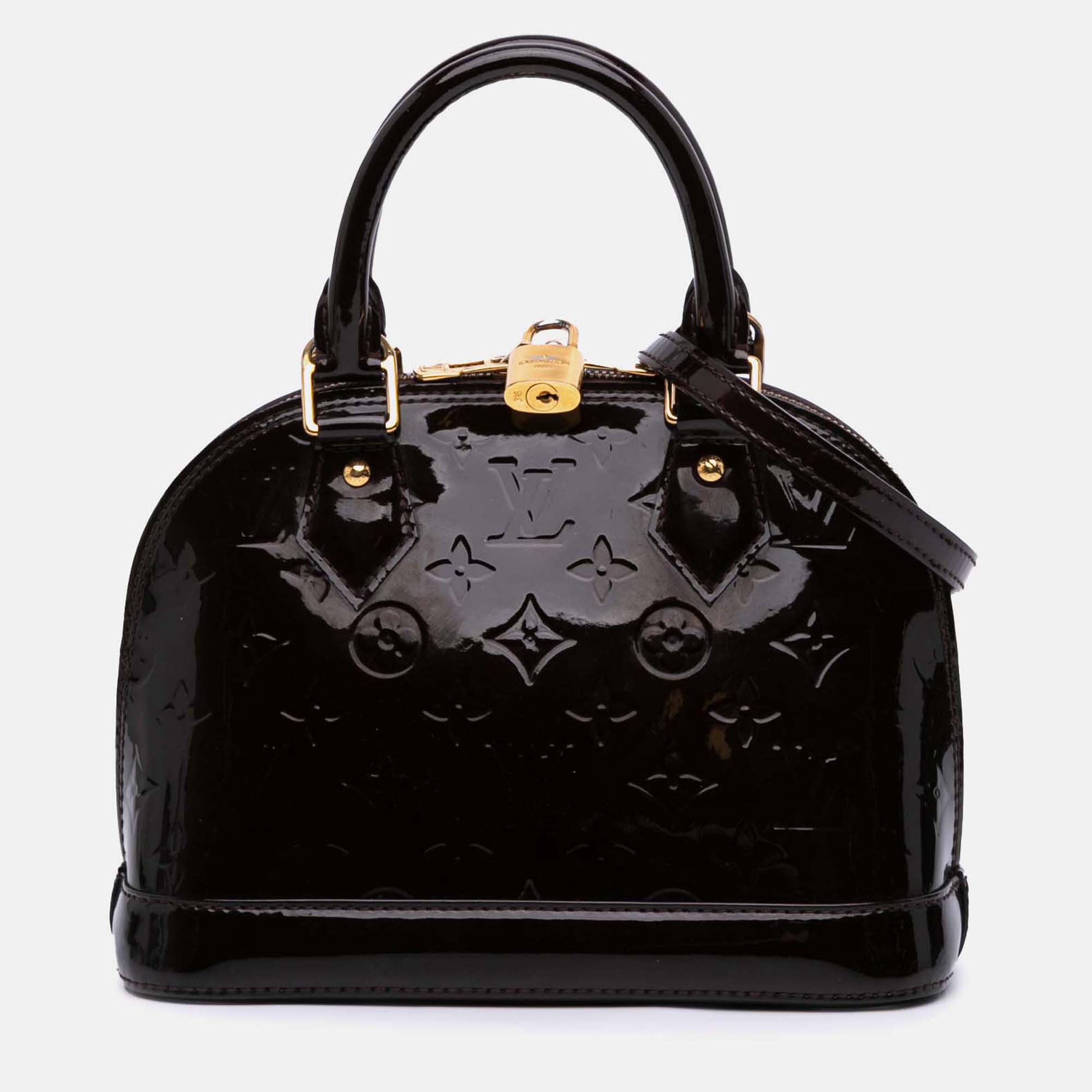 

Louis Vuitton Purple Monogram Vernis Alma BB
