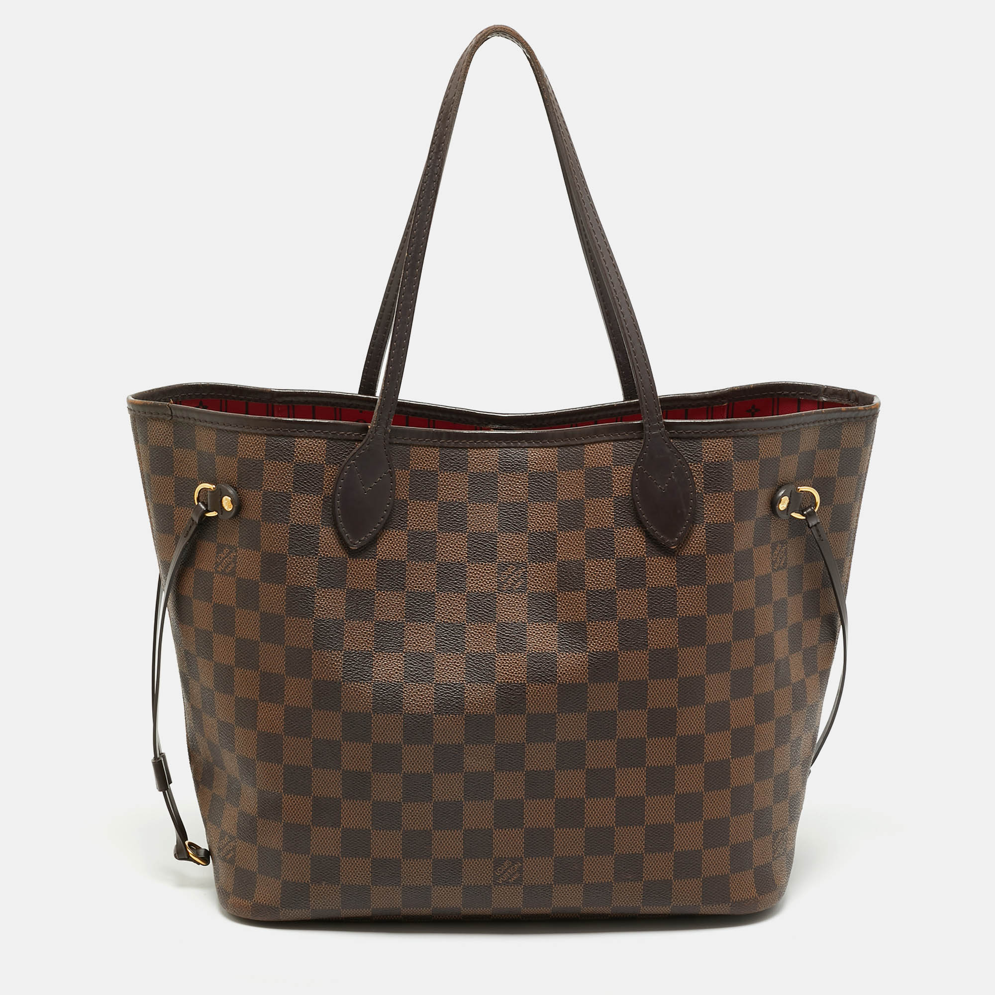 

Louis Vuitton Damier Ebene Canvas Neverfull MM Bag, Brown