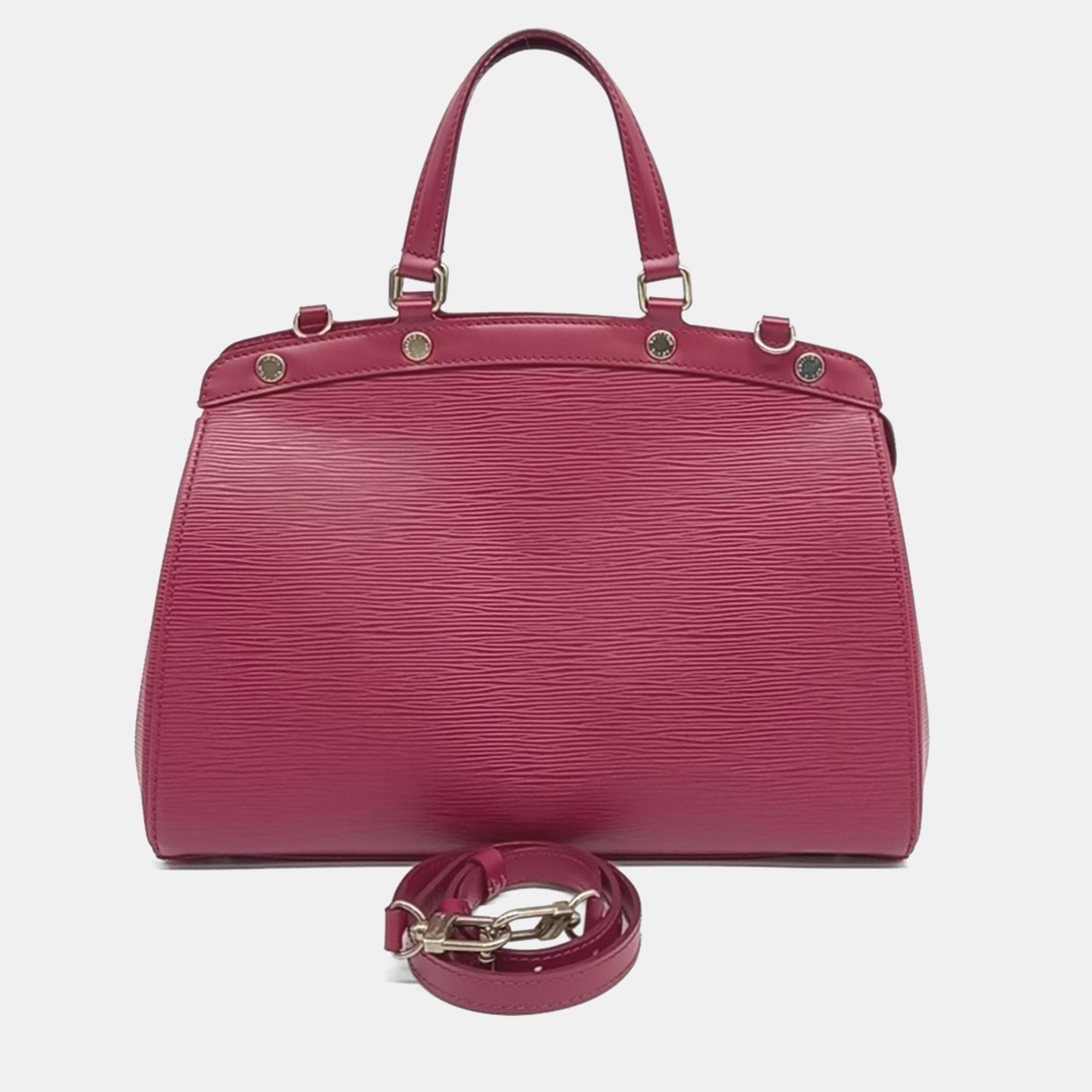 

Louis Vuitton Purple Leather Epi Brea MM bag