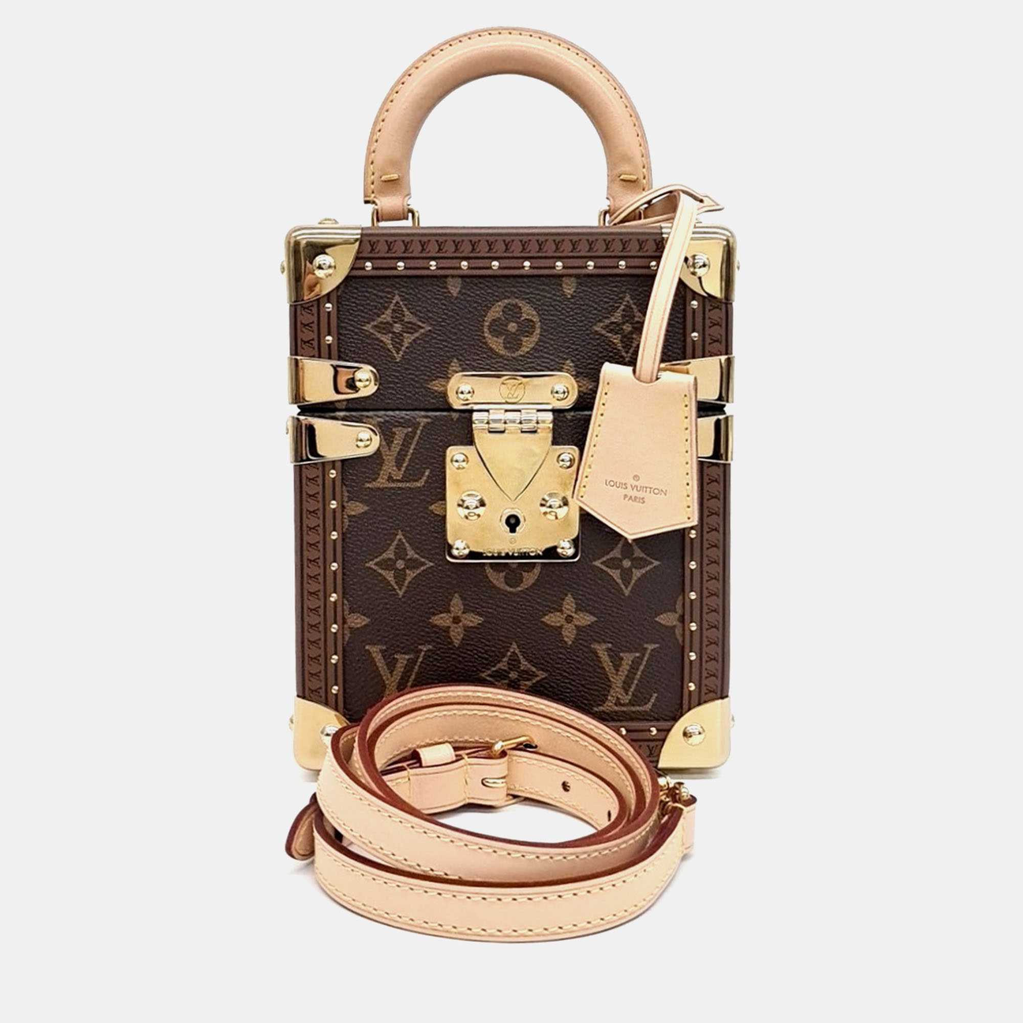 

Louis Vuitton Brown Coated Canvas Camera Box bag