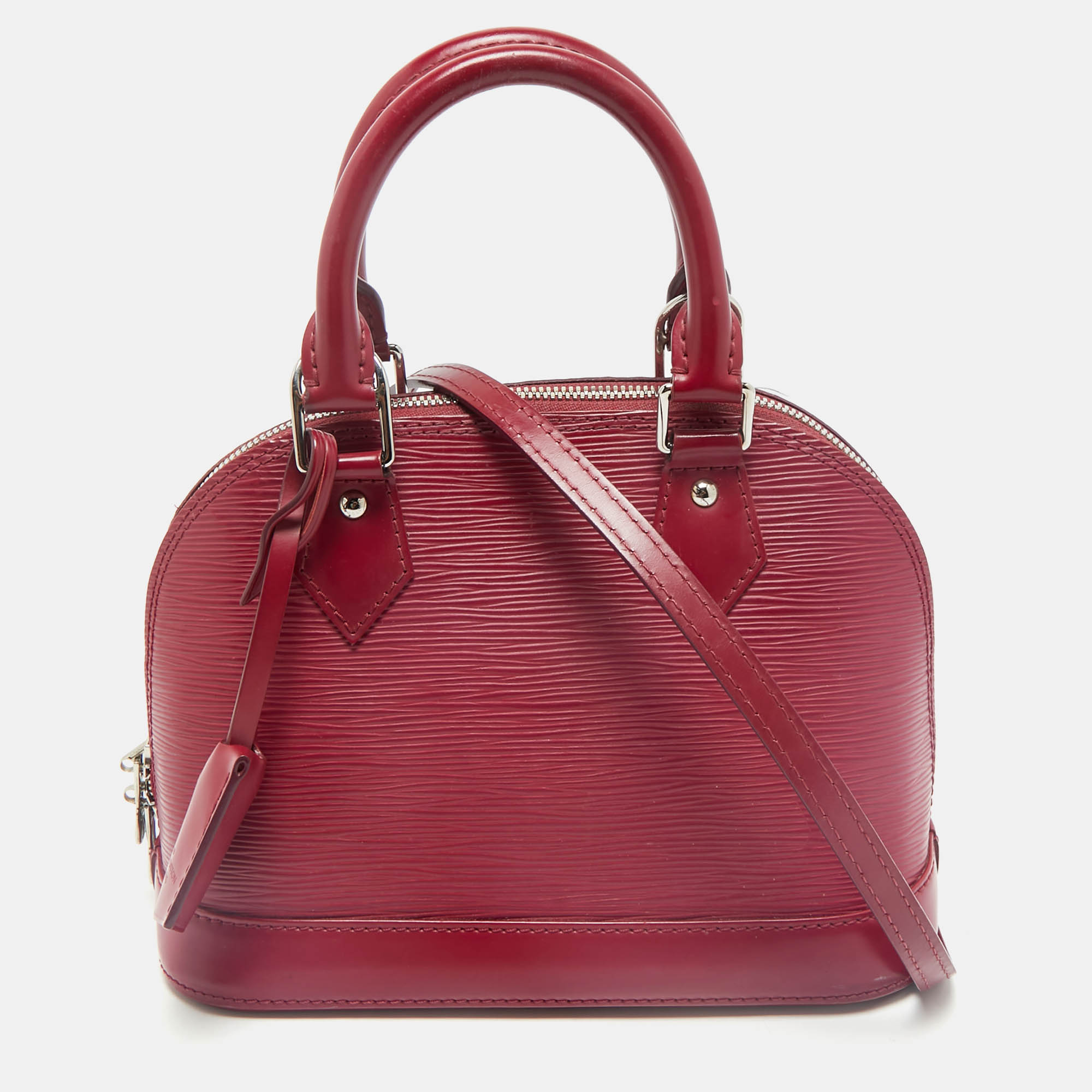 

Louis Vuitton Grenade Epi Leather Alma BB Bag, Pink